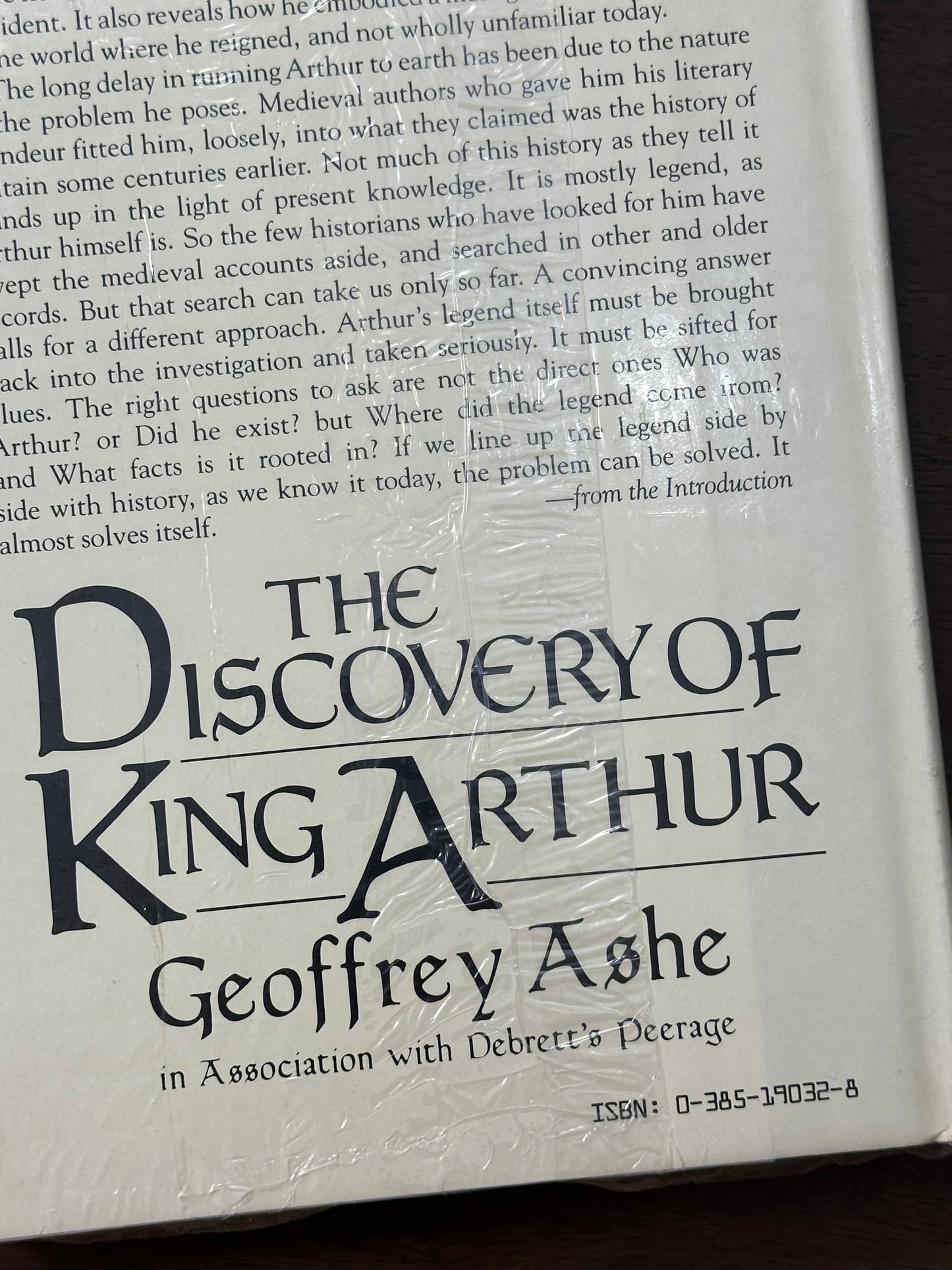 The Discovery Of King Arthur Geoffrey Ashe Paperback Still Sealed