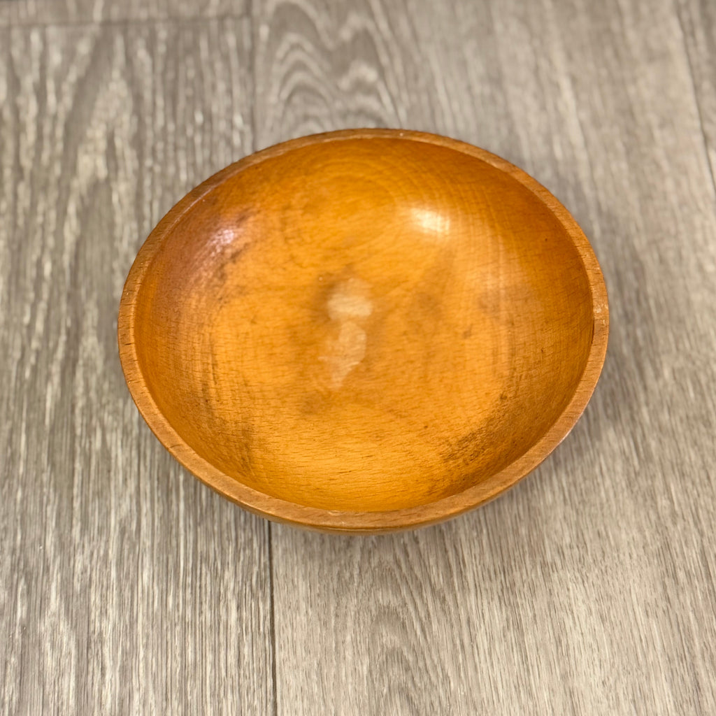 Vintage Japanese Wooden Bowl