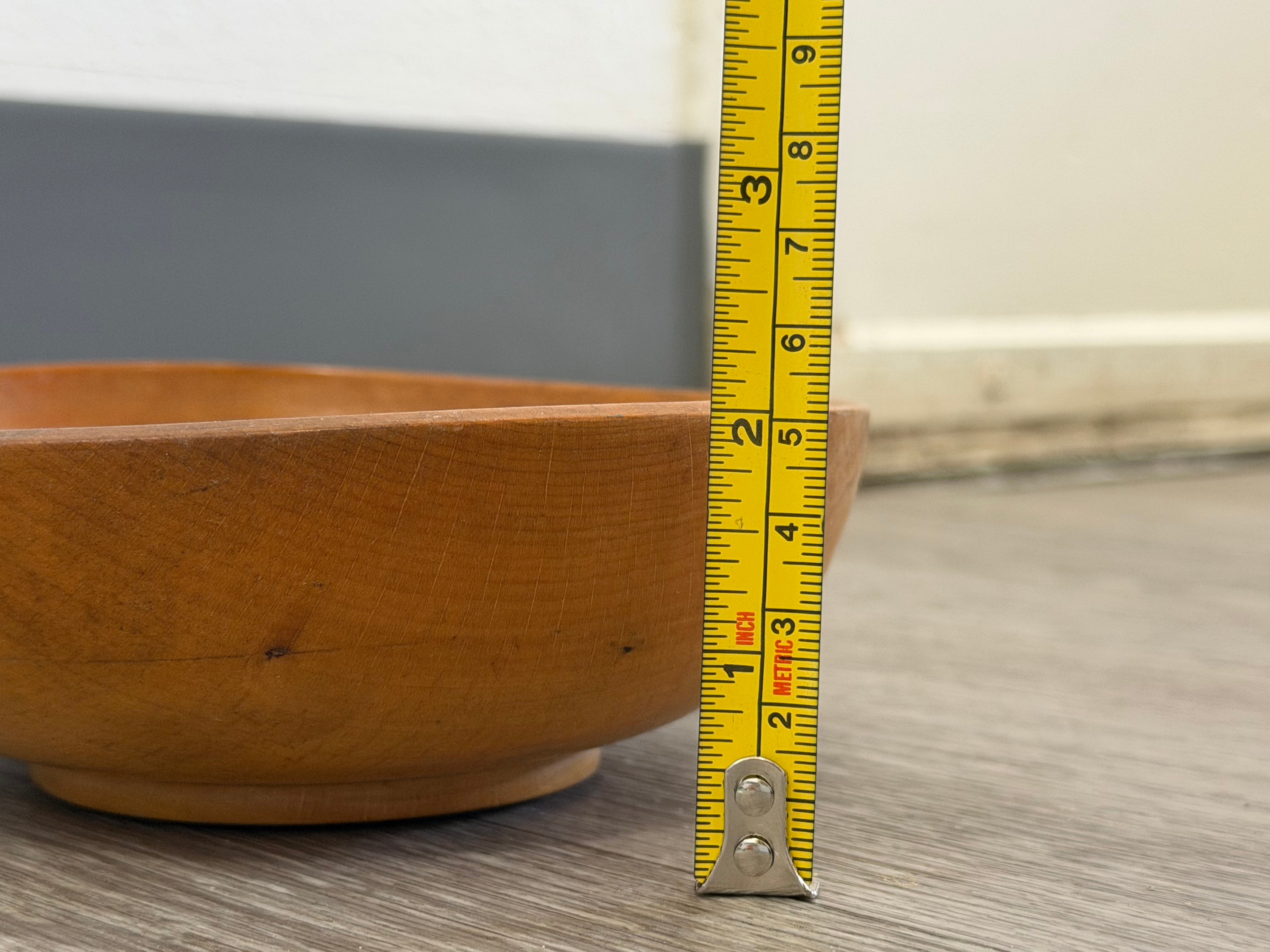 Vintage Japanese Wooden Bowl