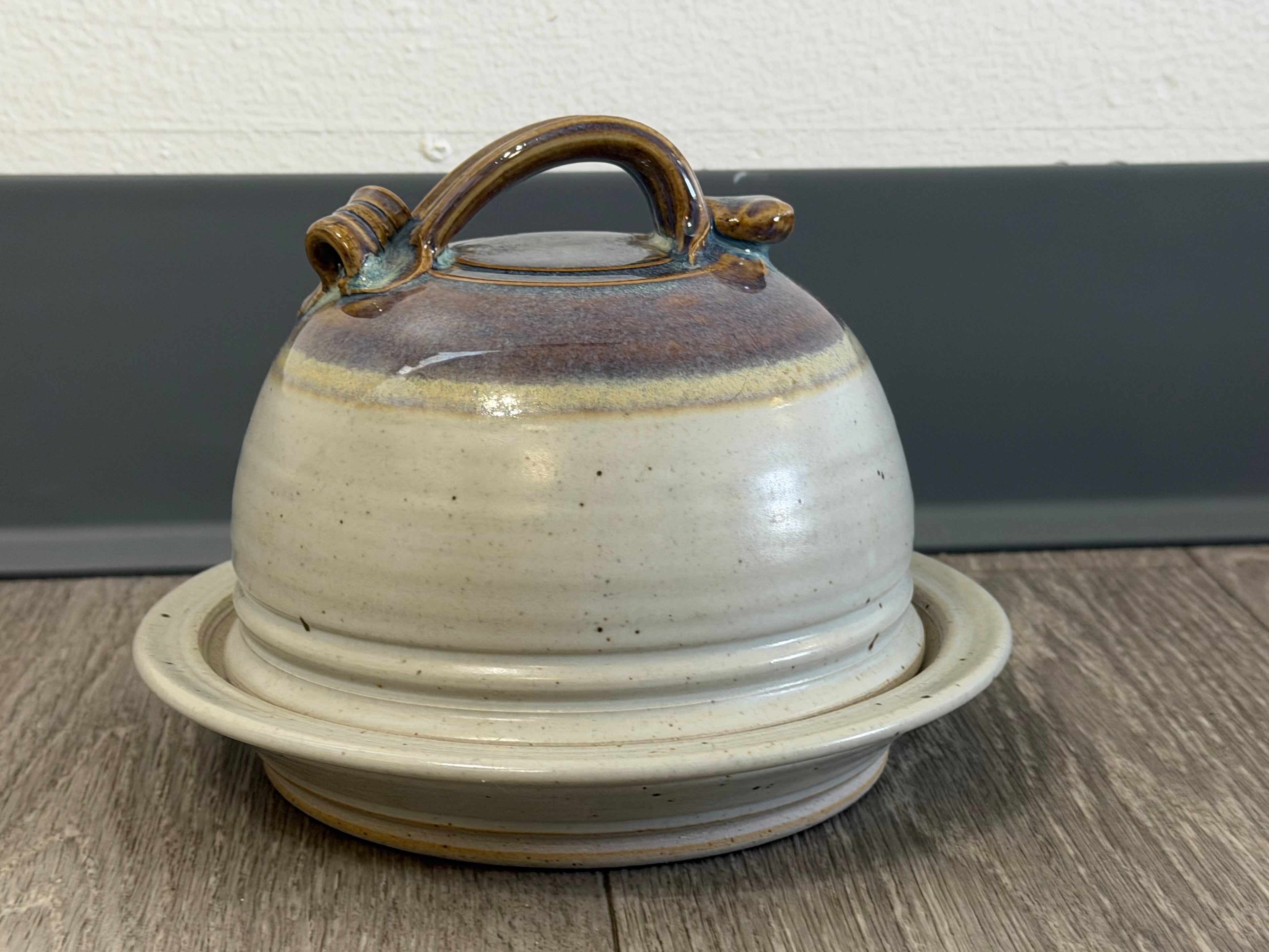 Vintage Studio Pottery Butter Dish