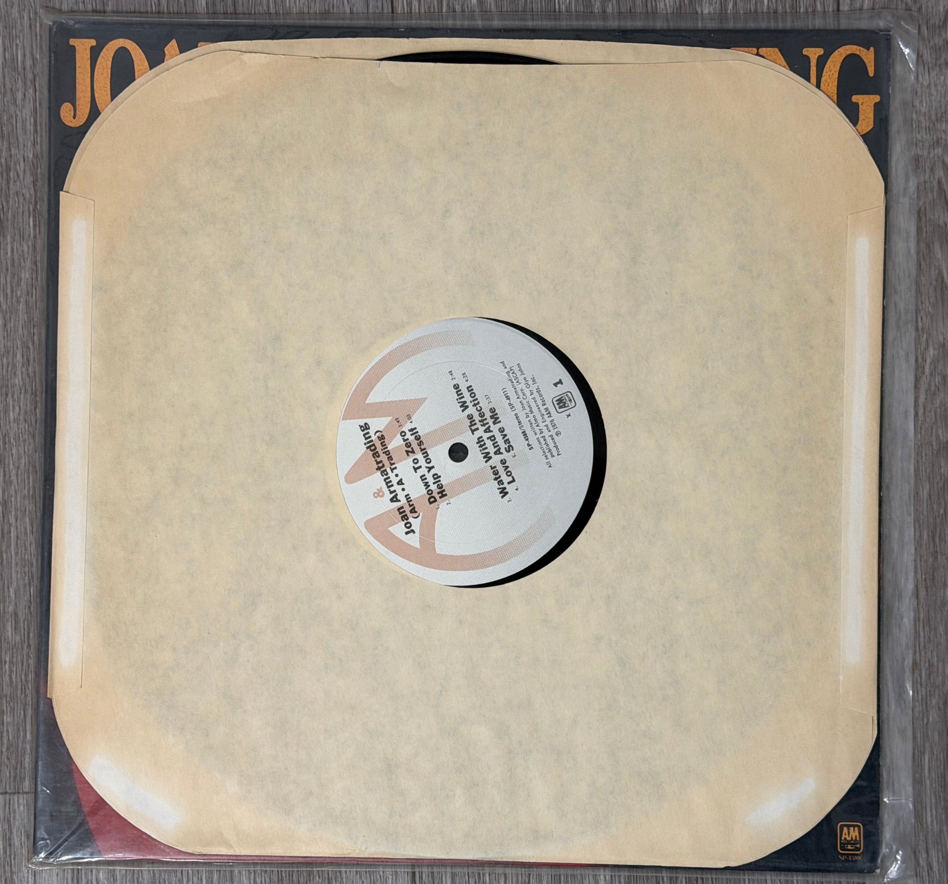 Joan Armatrading Self-Titled Vinyl LP