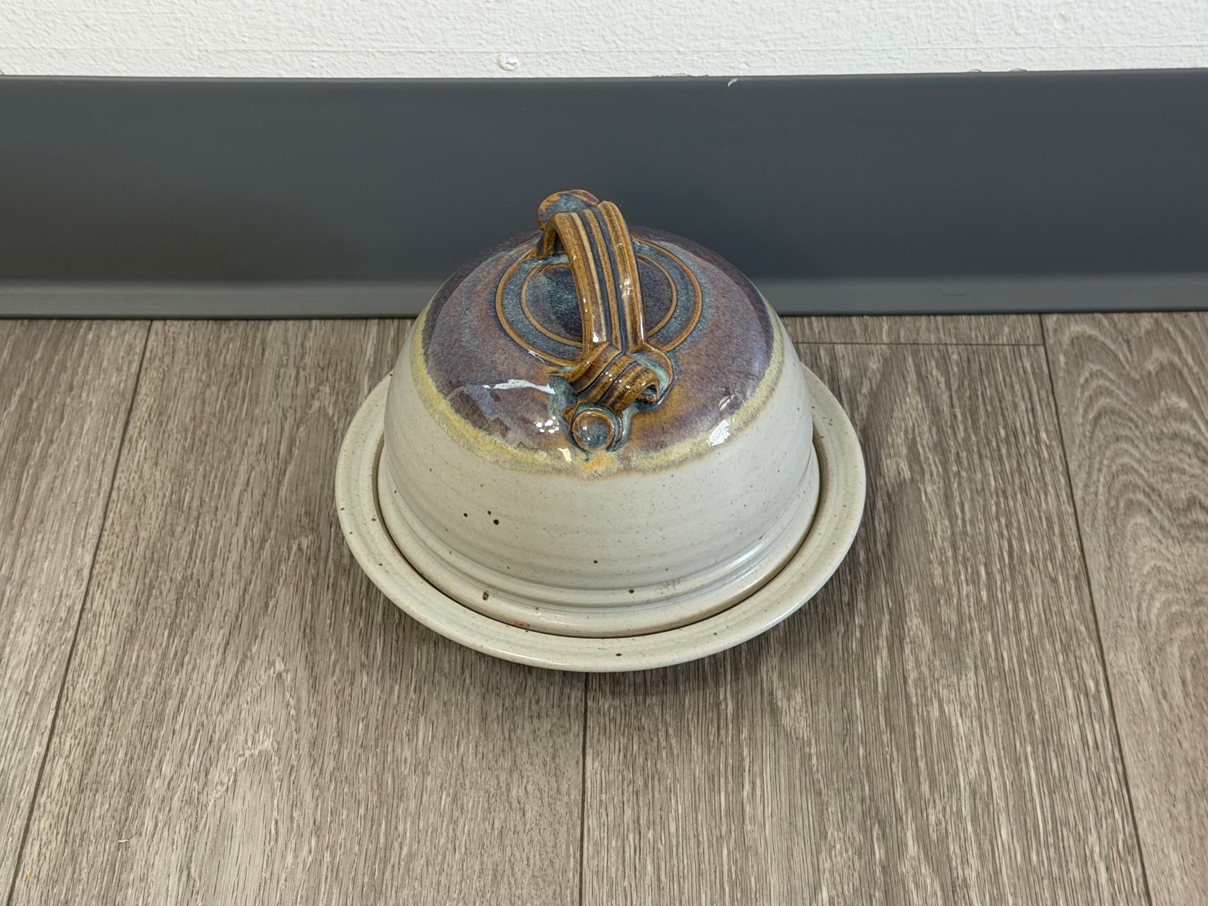 Vintage Studio Pottery Butter Dish