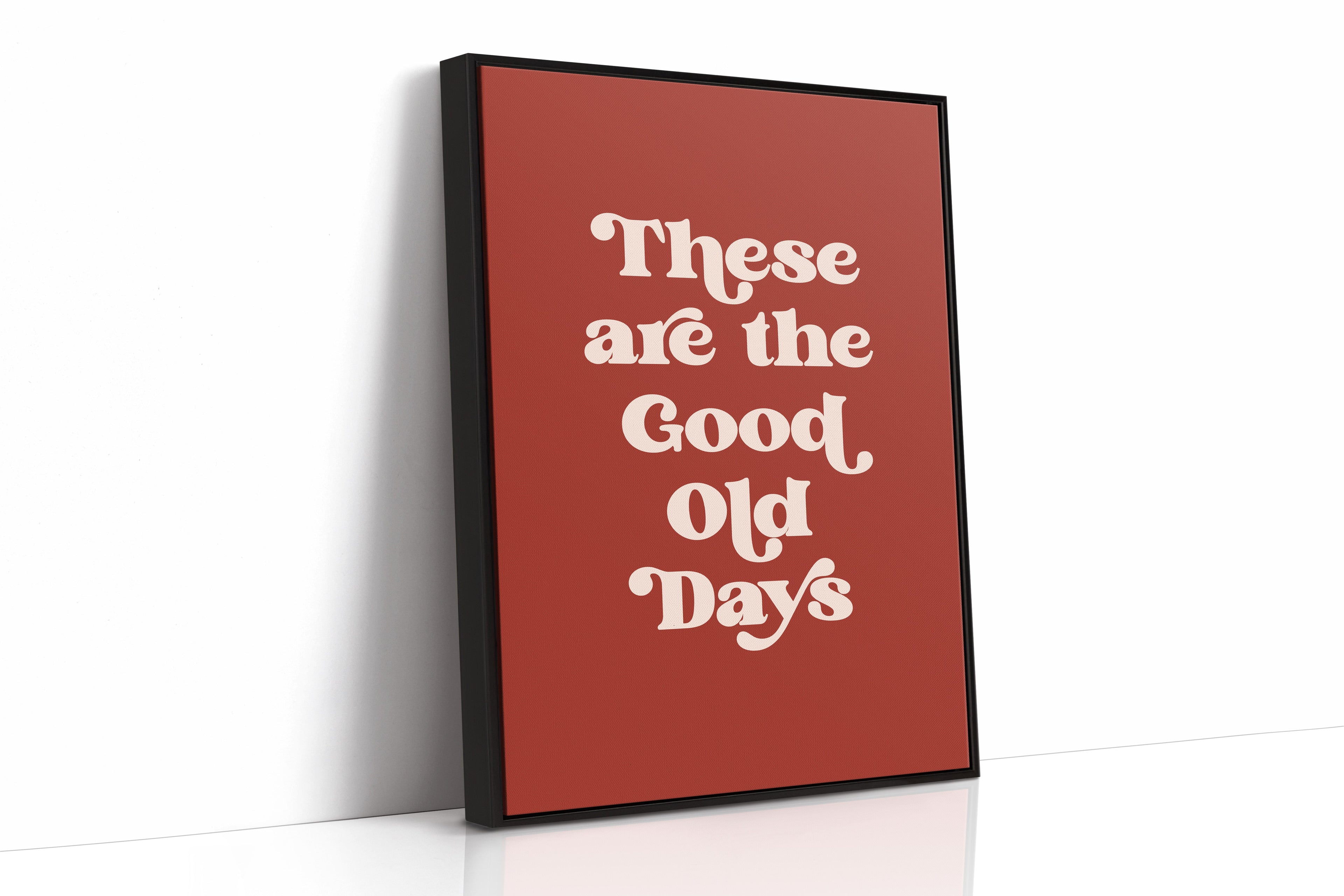 Vintage Vibes - Retro Typography Art Print