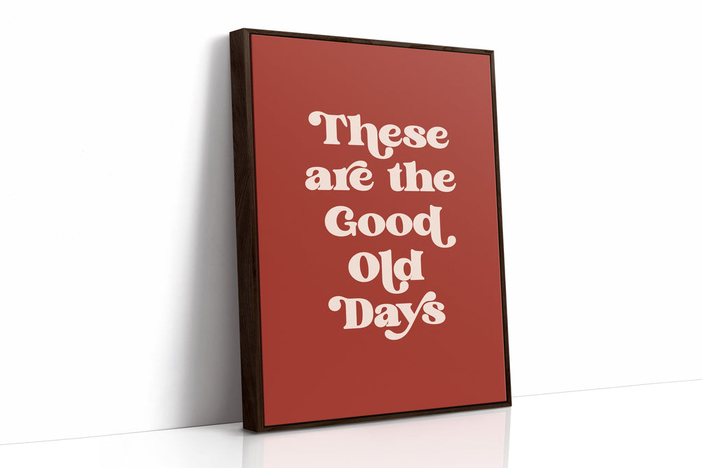 Vintage Vibes - Retro Typography Art Print