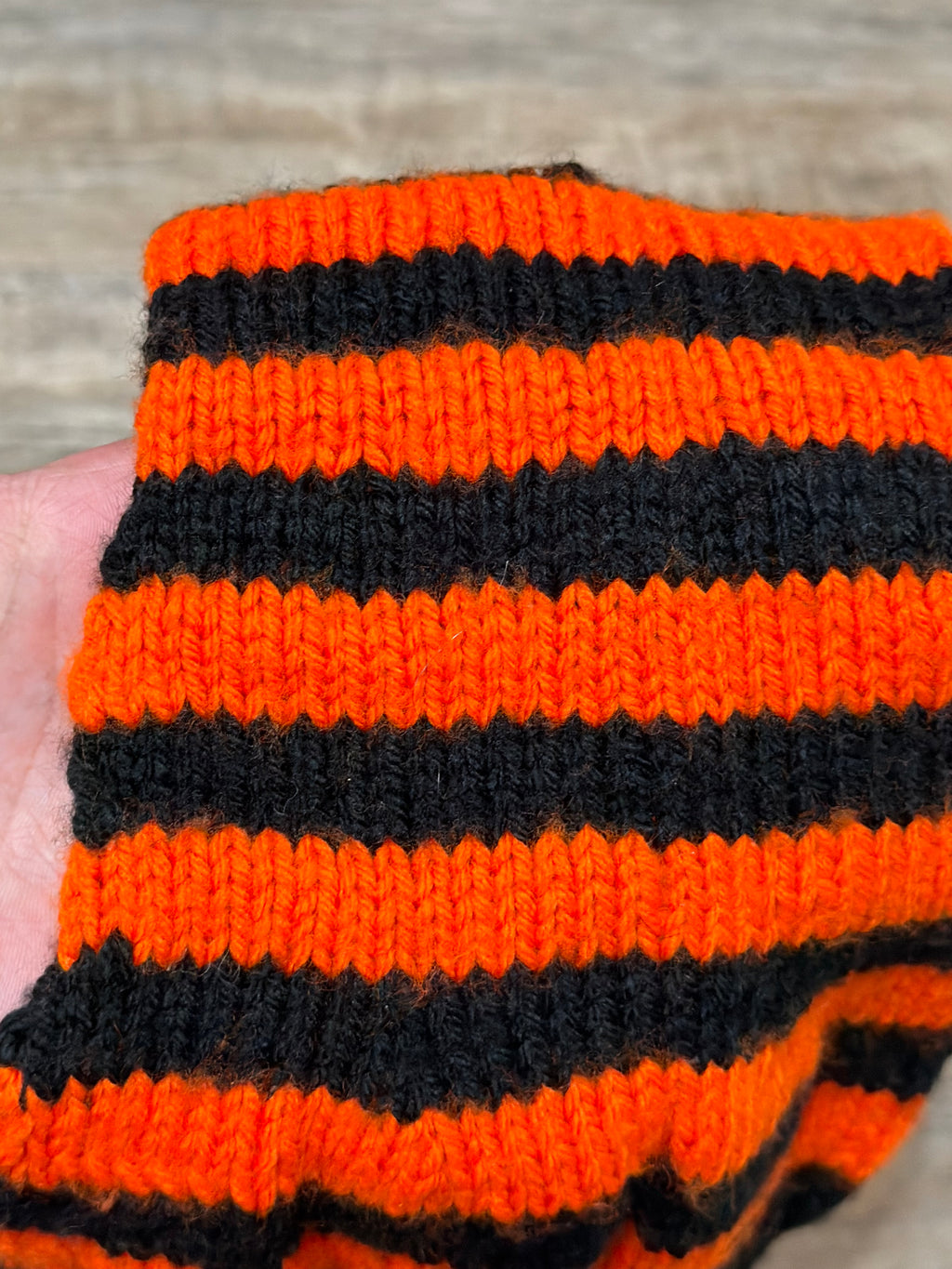 Hand Knitted Halloween Stocking Cap