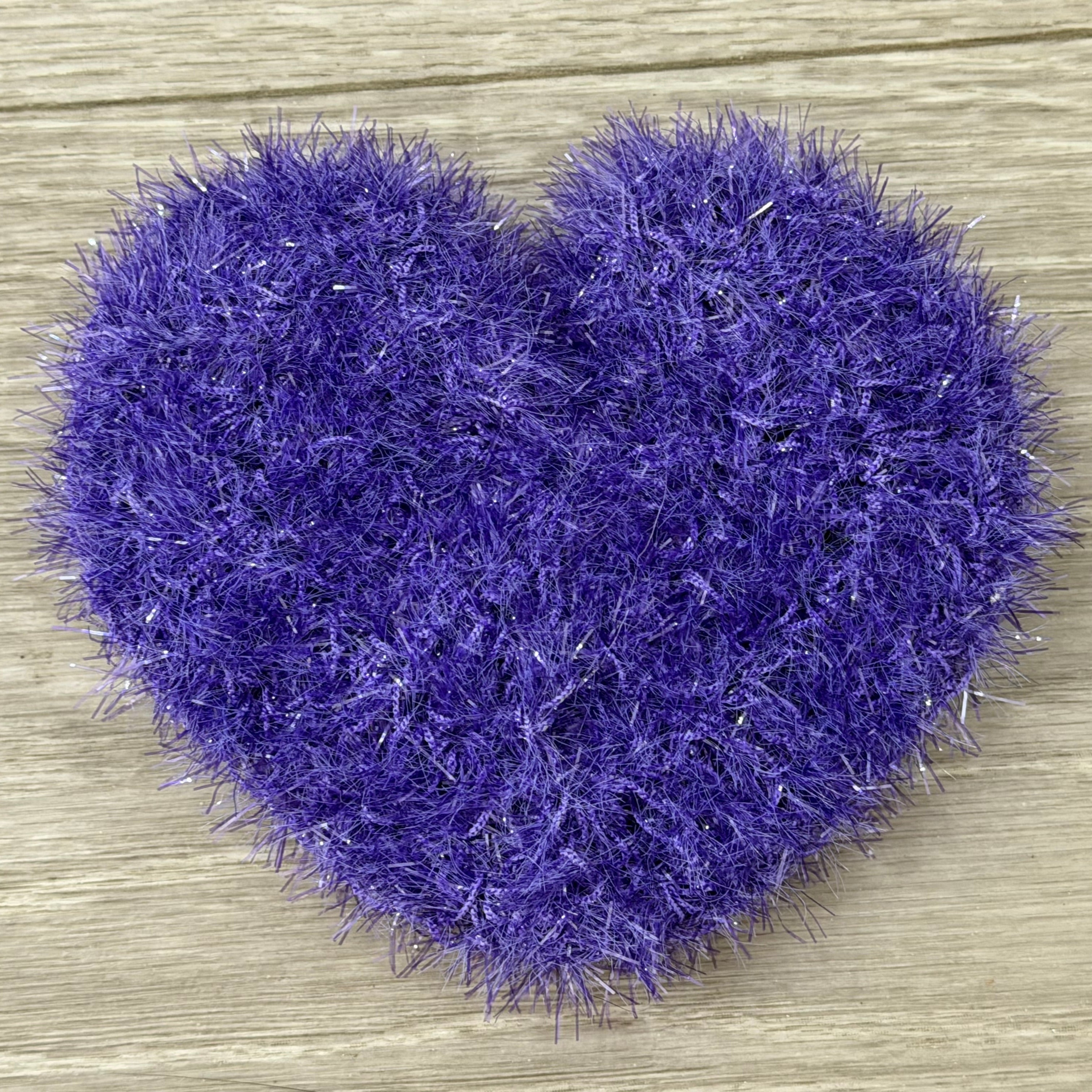 Heart Dish Scrubby — Handmade