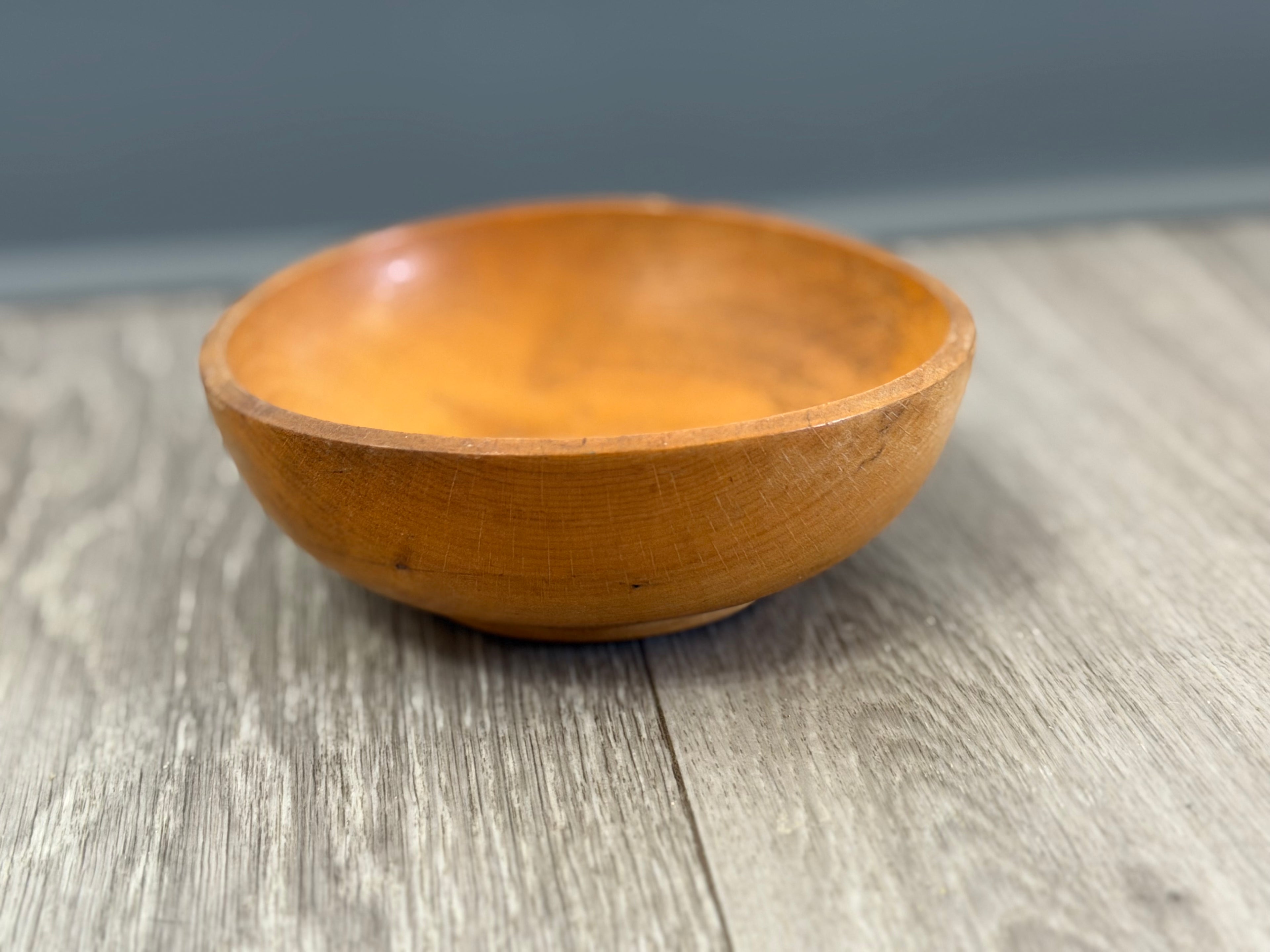 Vintage Japanese Wooden Bowl