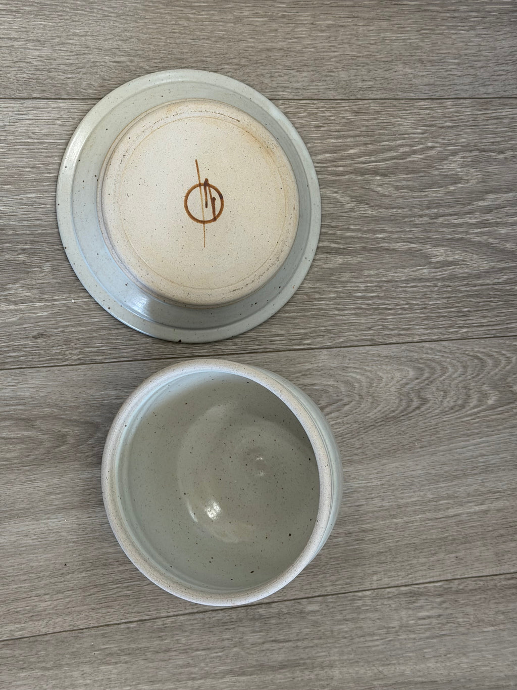Vintage Studio Pottery Butter Dish