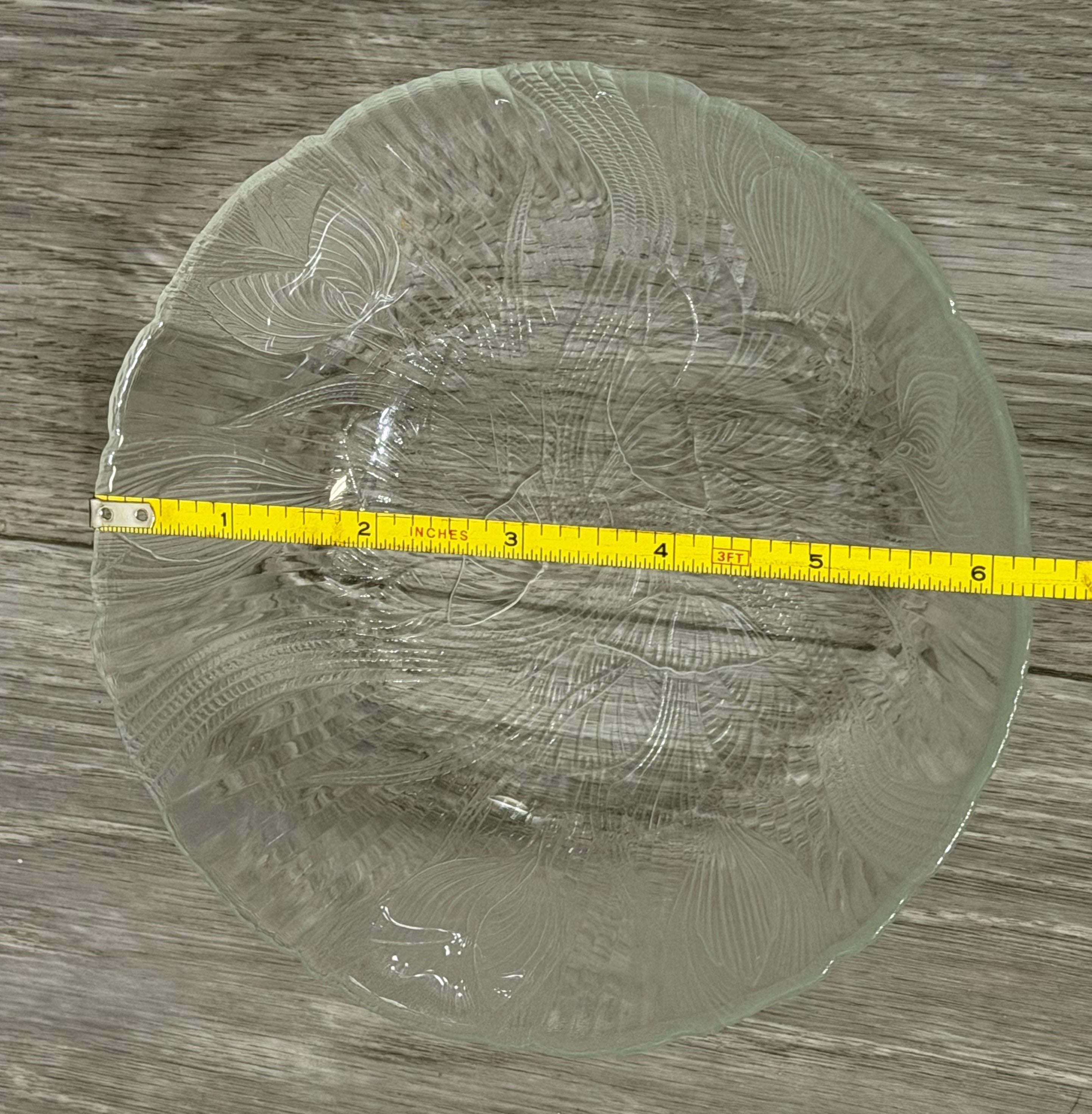 Crocus Glass Salad Bowls, Set of 4