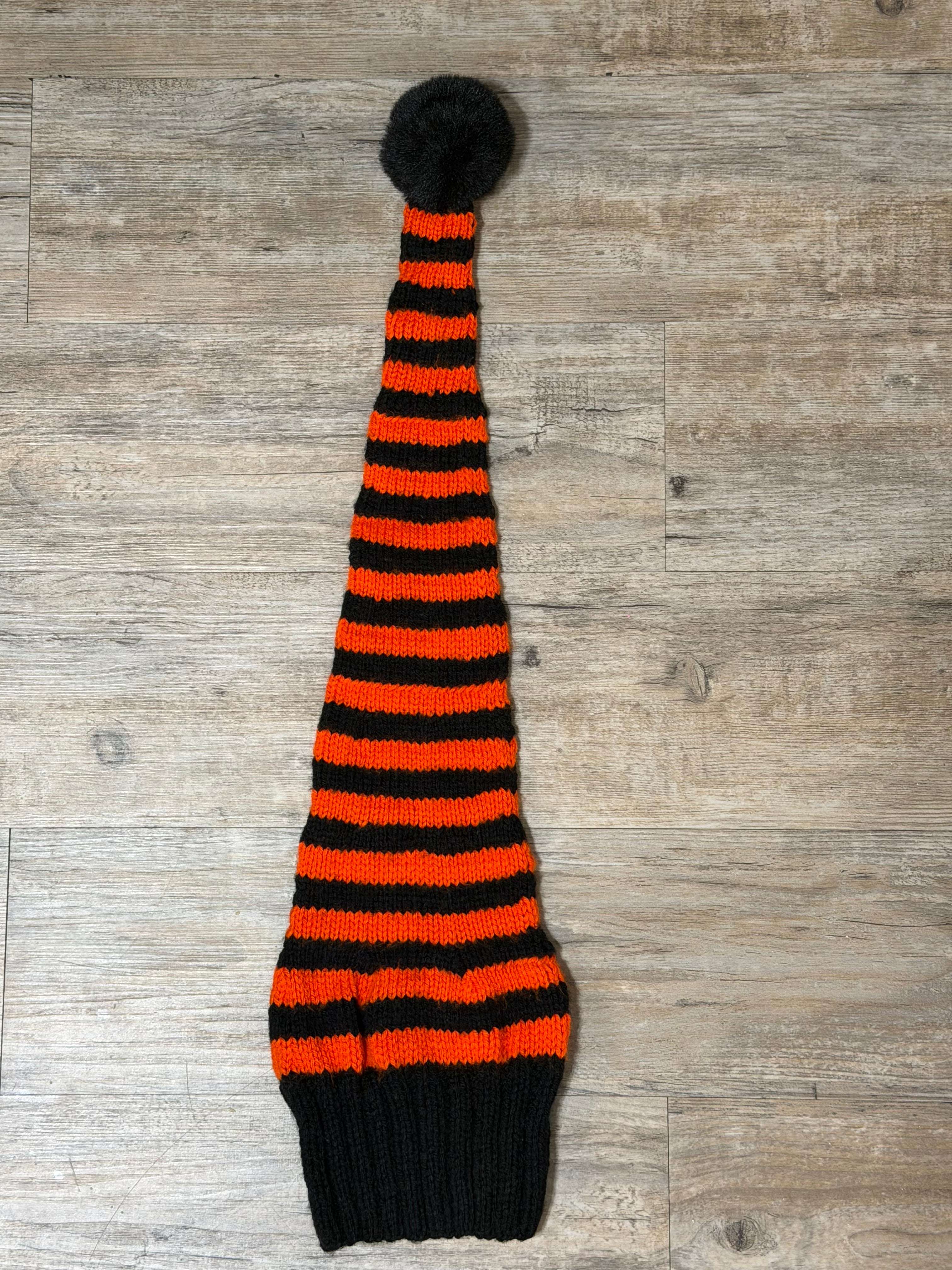 Hand Knitted Halloween Stocking Cap