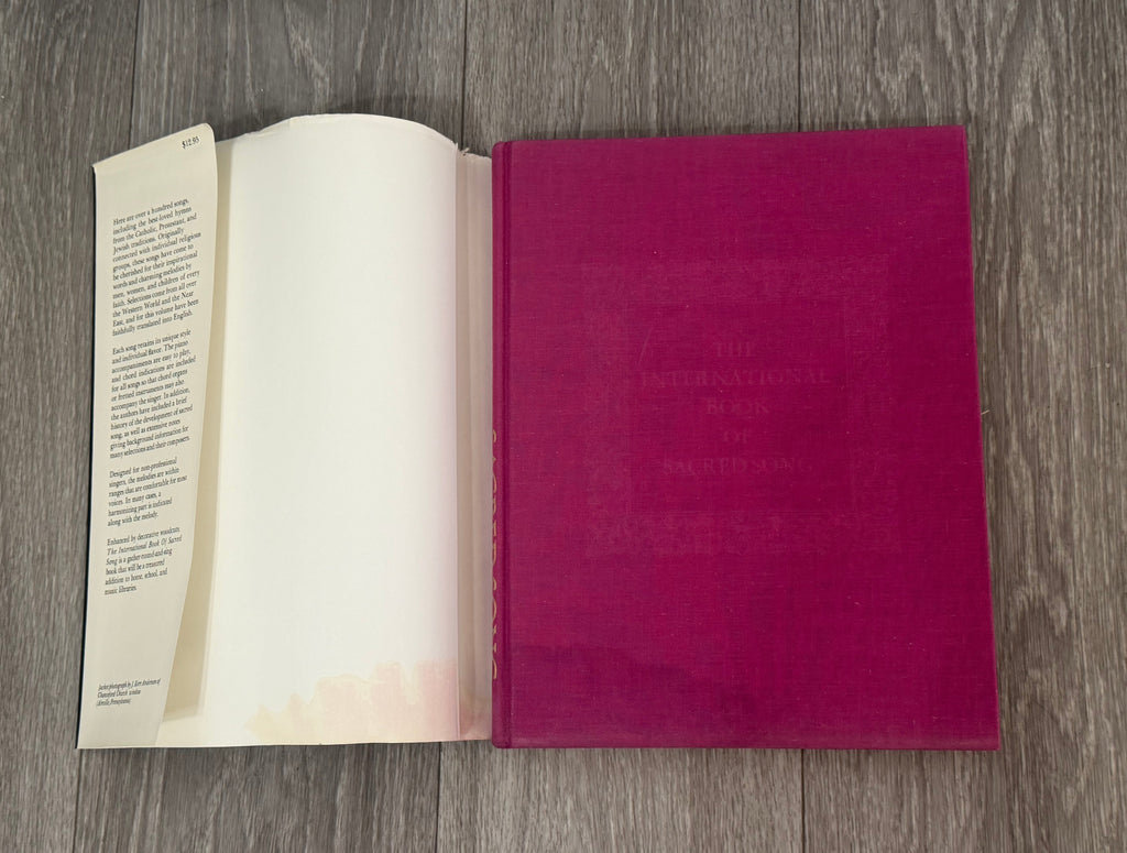 Vintage Sacred Song Sheet Music Book