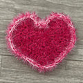 Heart Dish Scrubby — Handmade