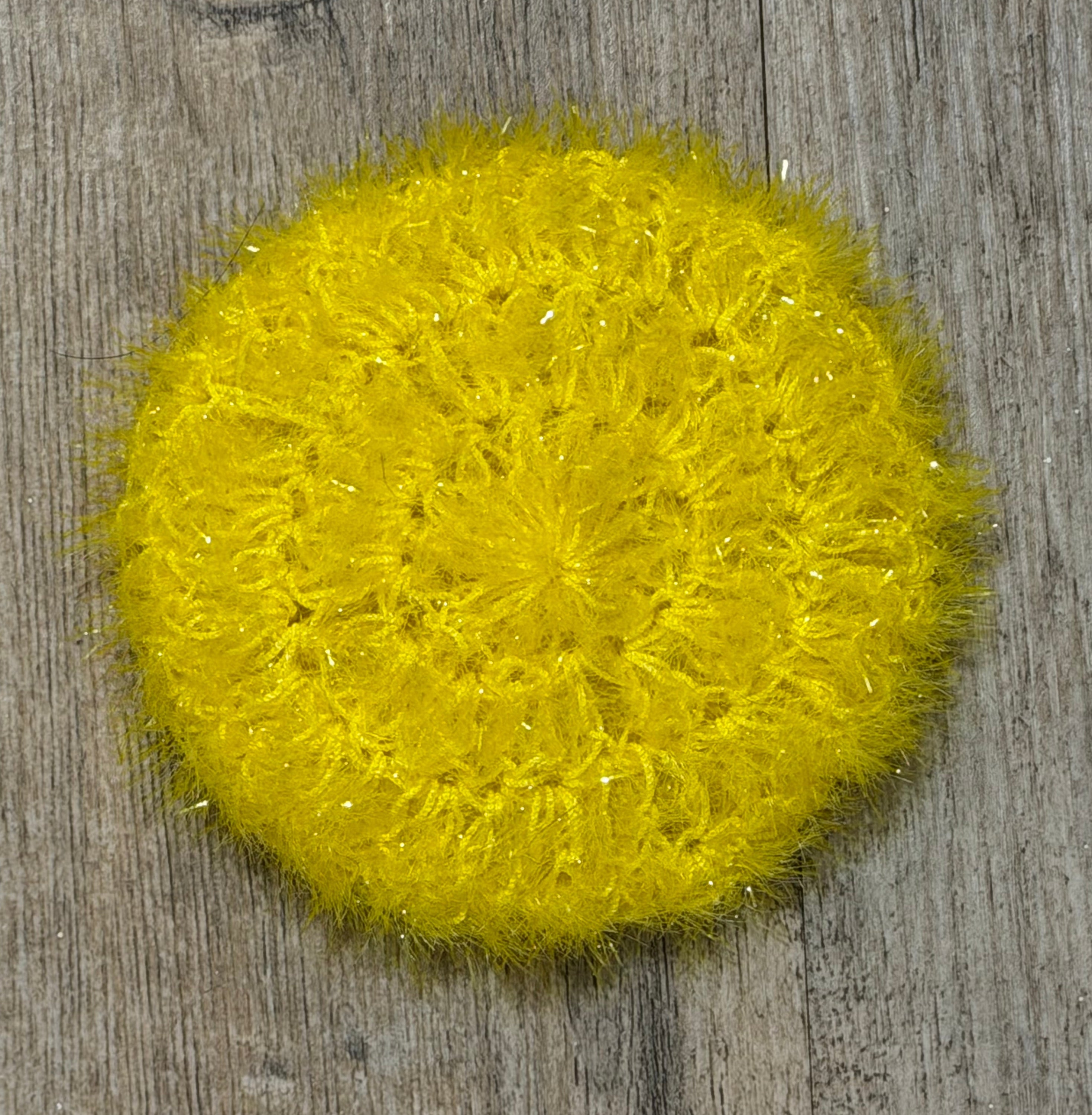 Round Dish Scrubby — Handmade