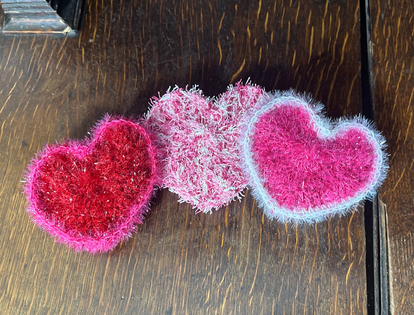 Heart Dish Scrubbies Set Of Three