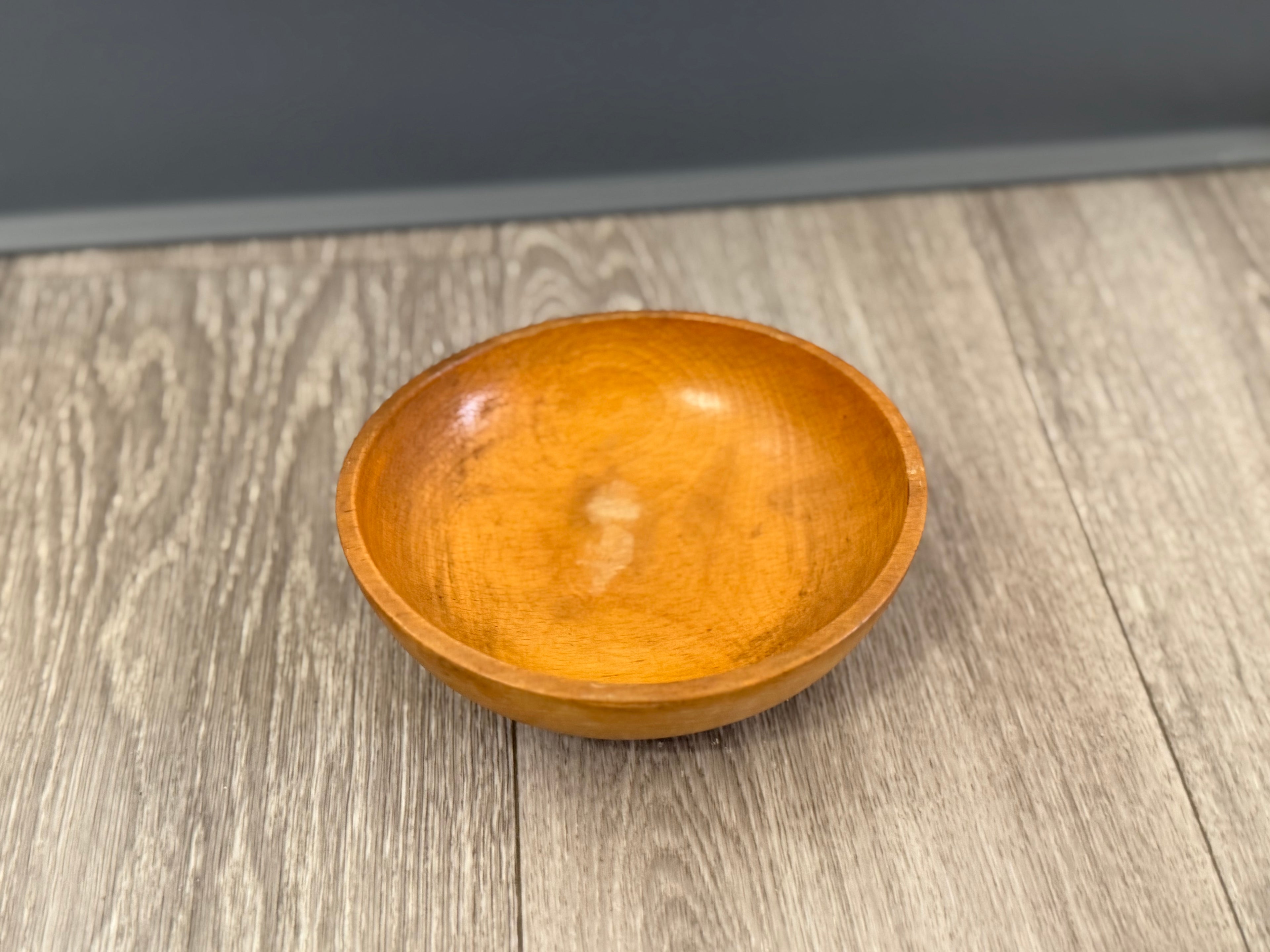 Vintage Japanese Wooden Bowl