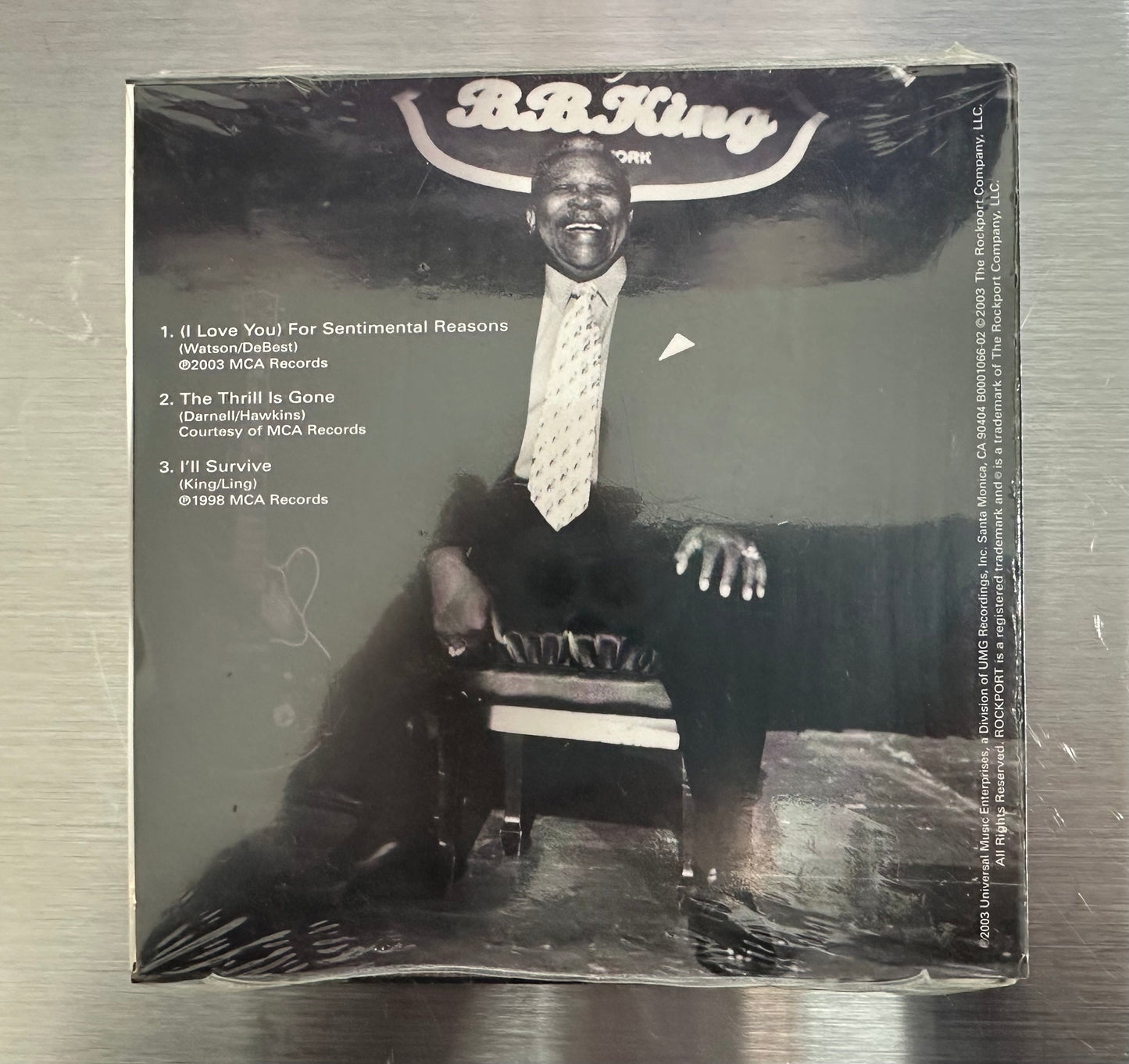 STILL SEALED CD 2003 BB King Brought To You By Rockport