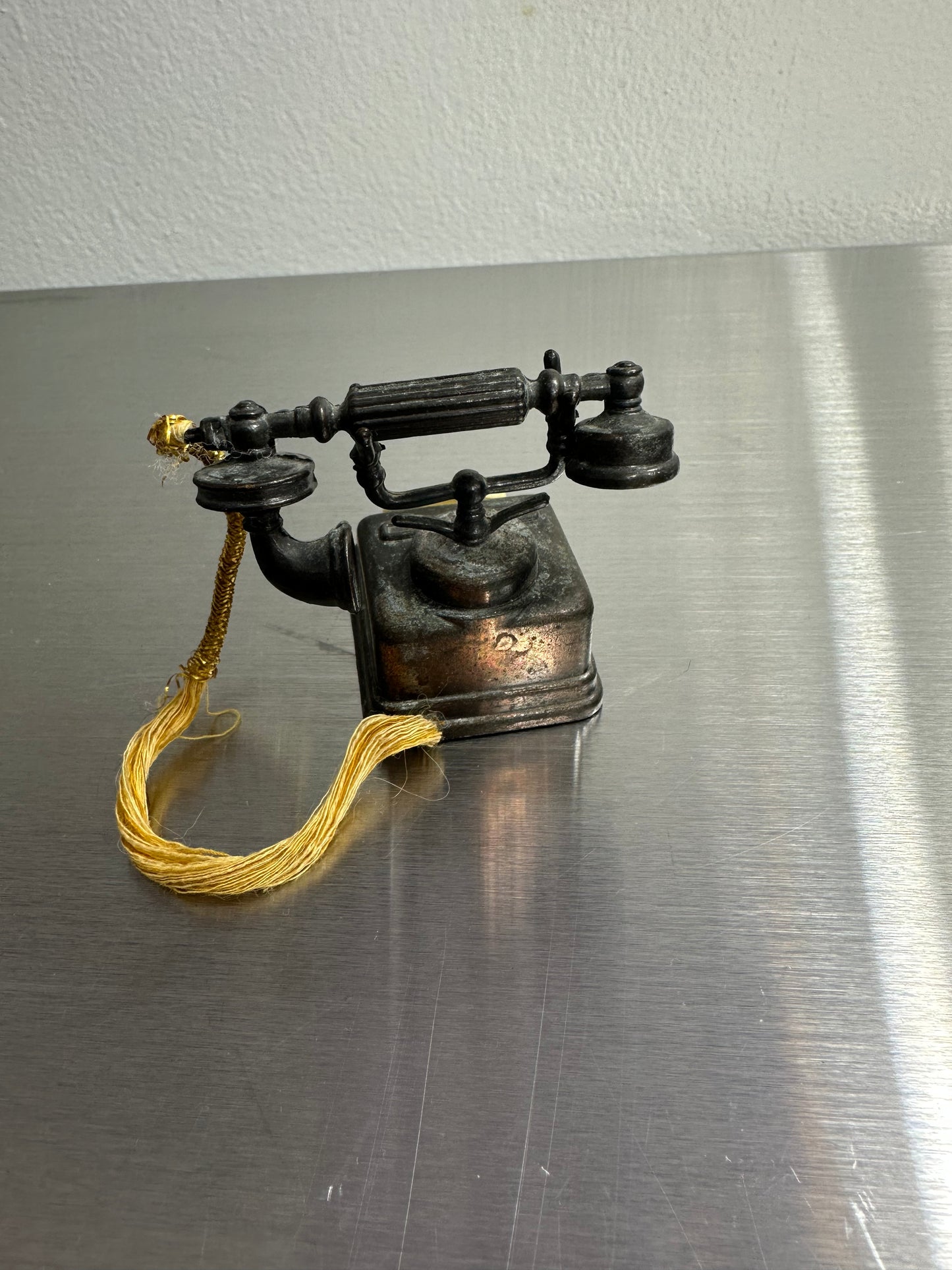 Vintage Holly Hobbie Metal Miniatures Die Cast Telephone Phone Durham Industries