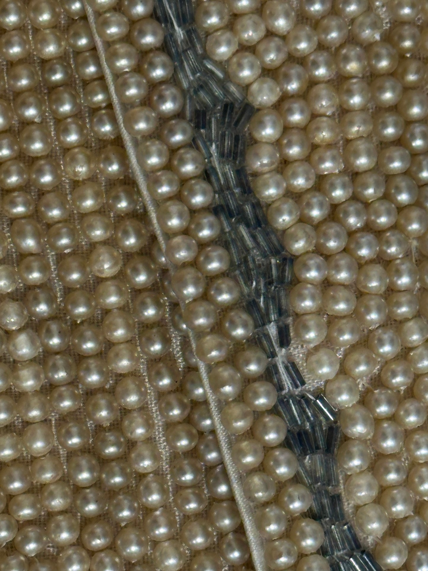 Vintage 1960s La Regale Pearl Beaded Clutch