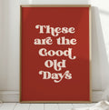 Vintage Vibes - Retro Typography Art Print
