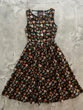 Women's Flaming Hearts Midi Dress