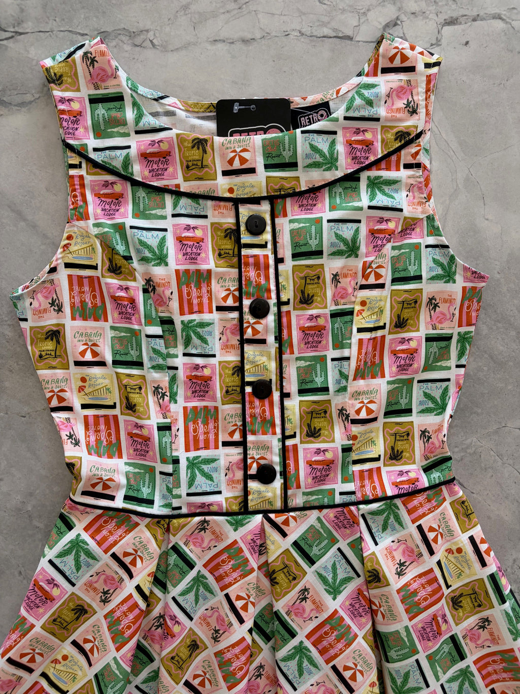 Paradise Print Swing Dress