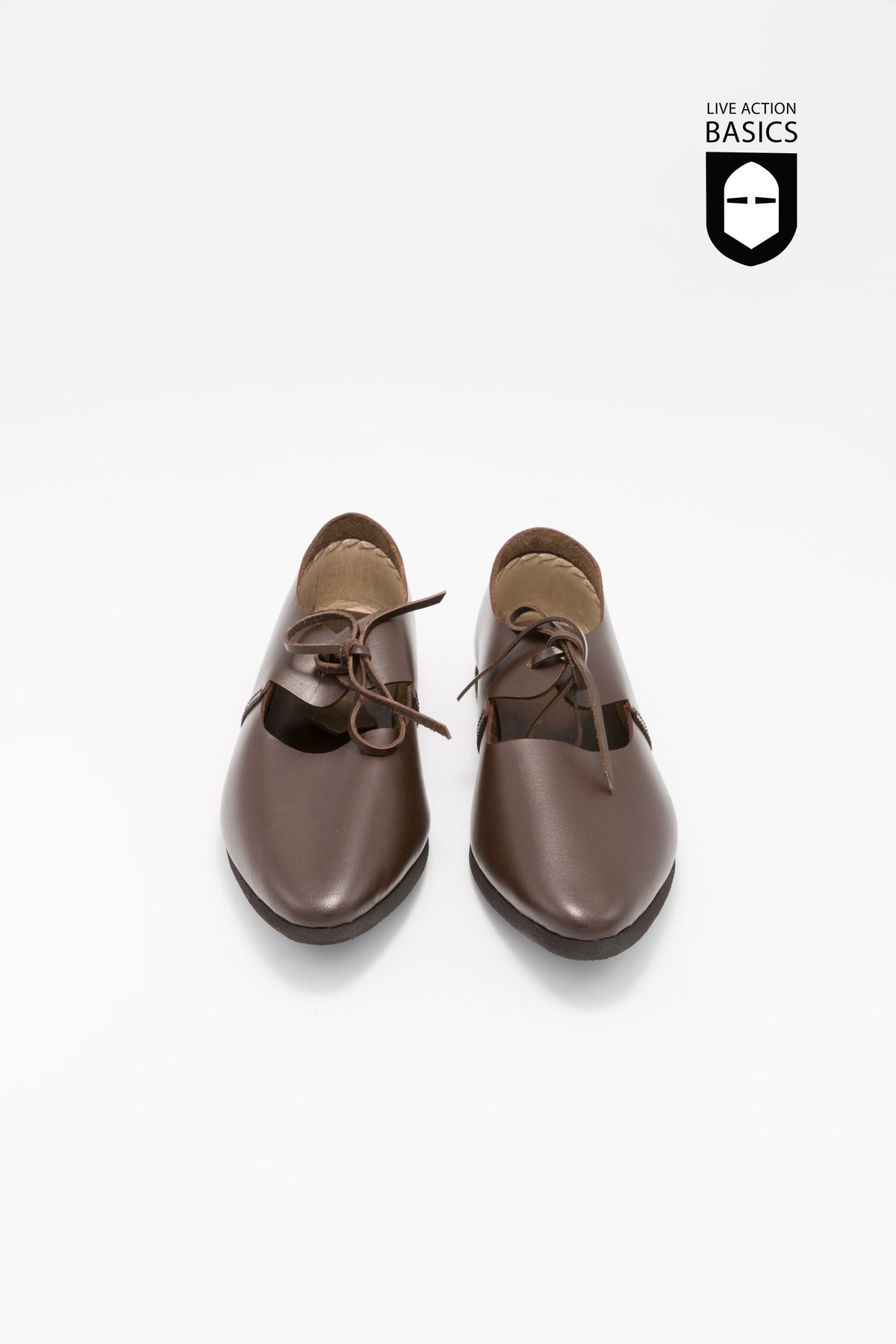 Women's Historically-Inspired Leather Lace-Up Shoes