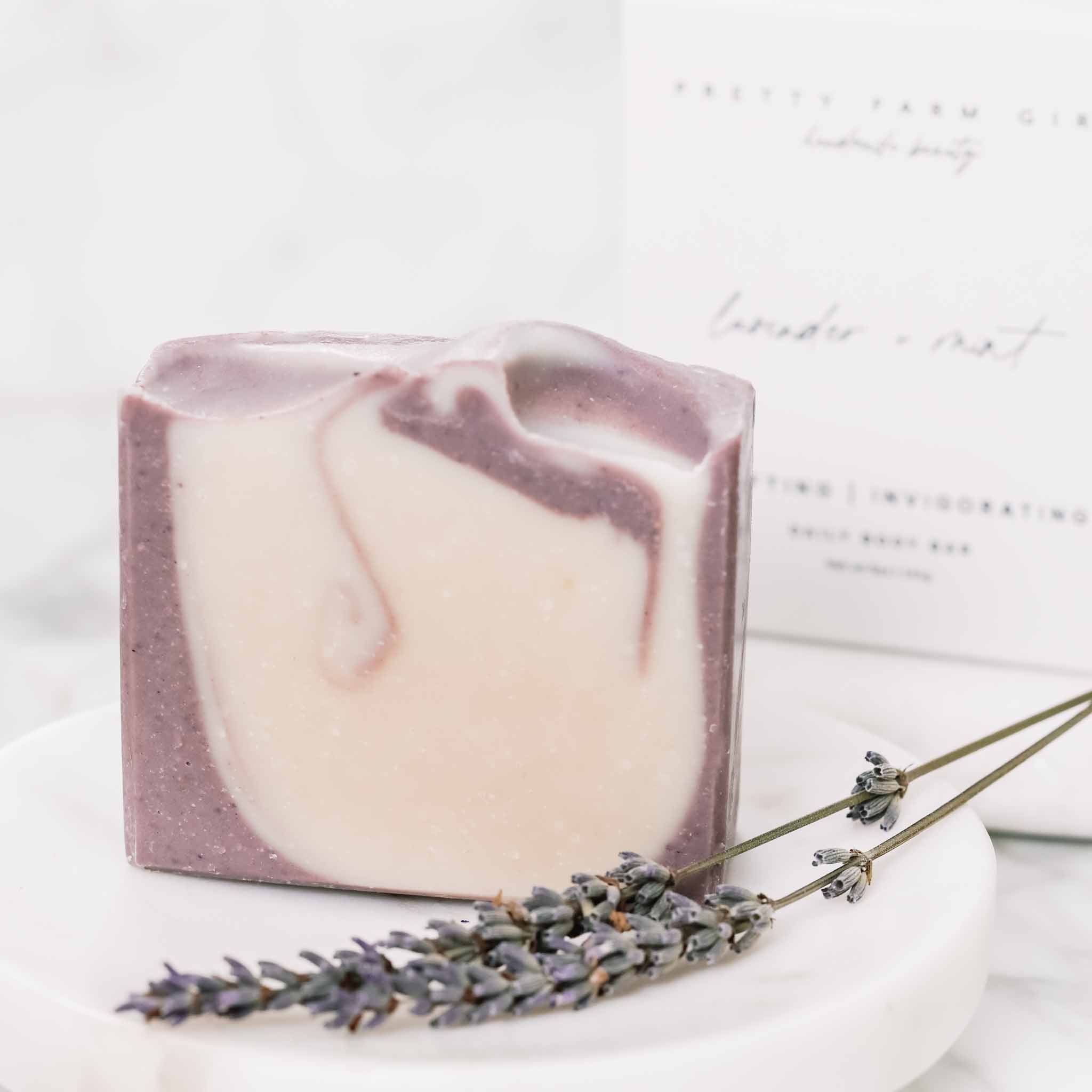 Lavender + Mint Goat Milk Soap
