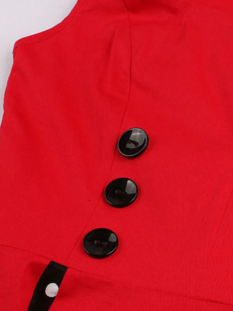 1950s Rockabilly Swing Dress