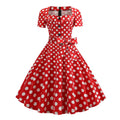 Polka Dot Rockabilly Swing Dress