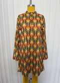 Tulip Garden Retro Bell Sleeve Dress