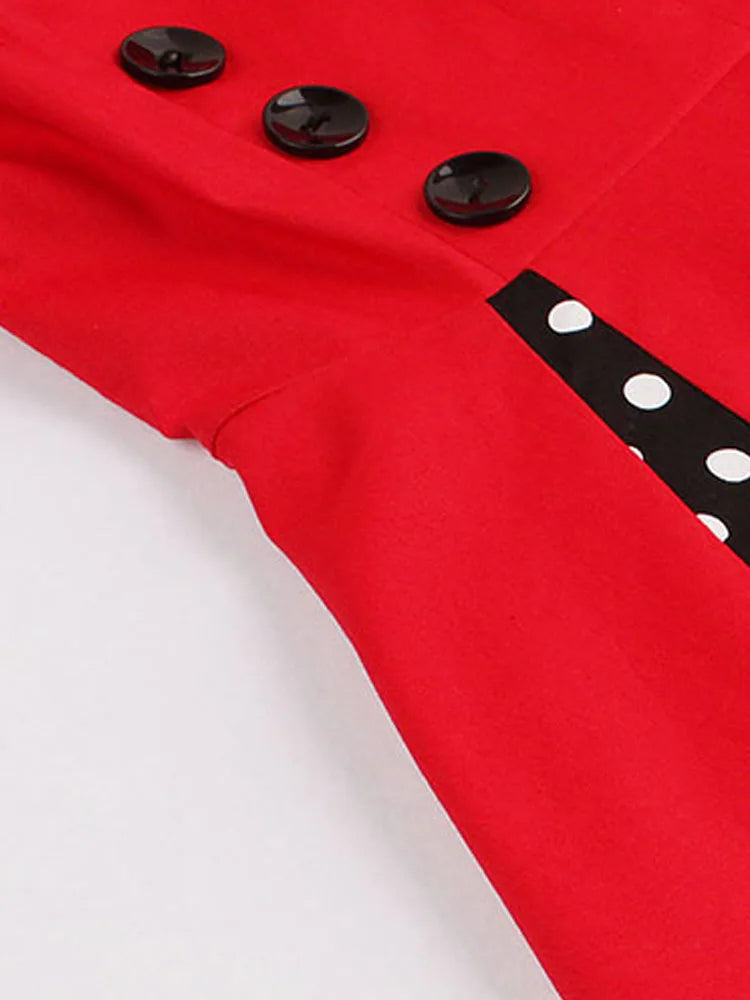1950s Rockabilly Swing Dress