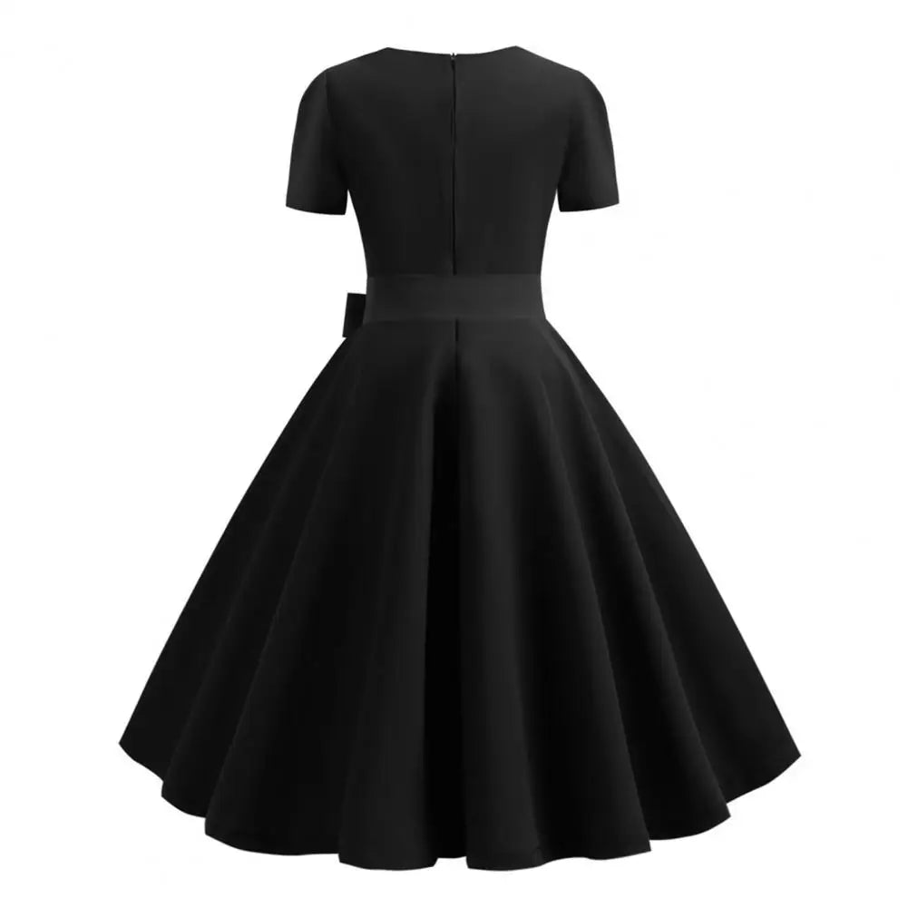 Polka Dot Rockabilly Swing Dress