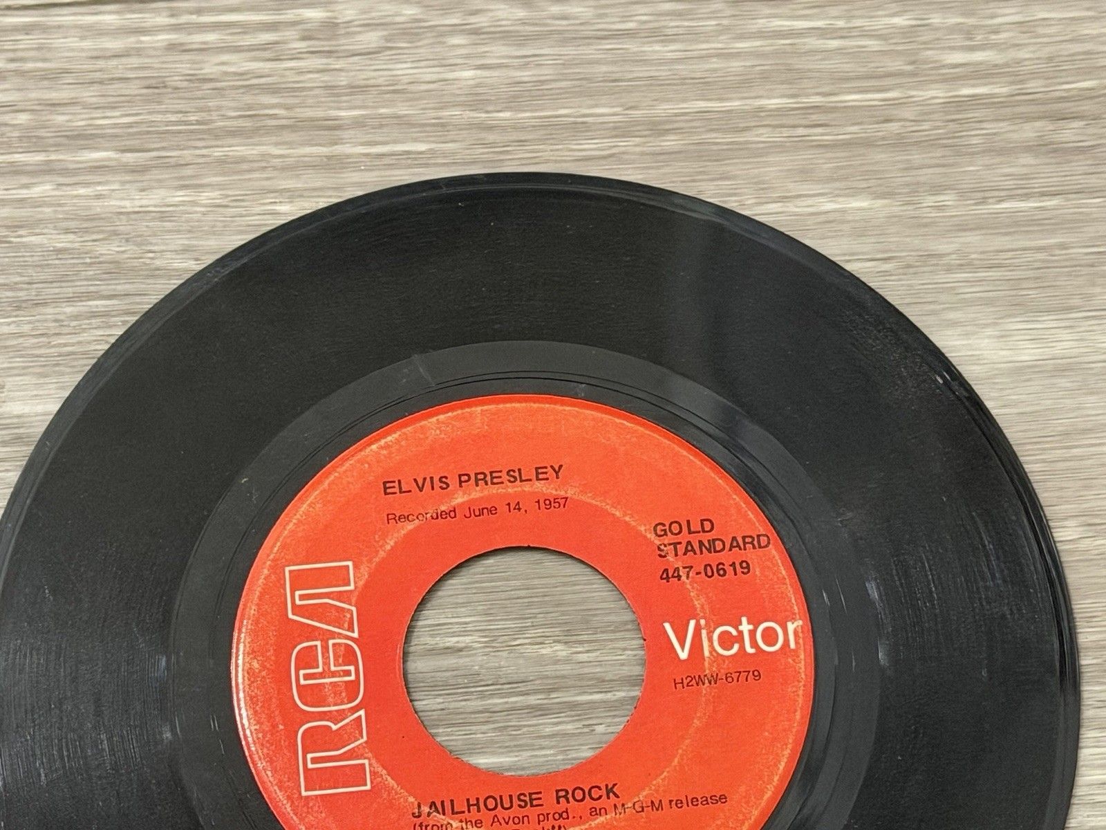 Elvis Presley Jailhouse Rock 7" 45