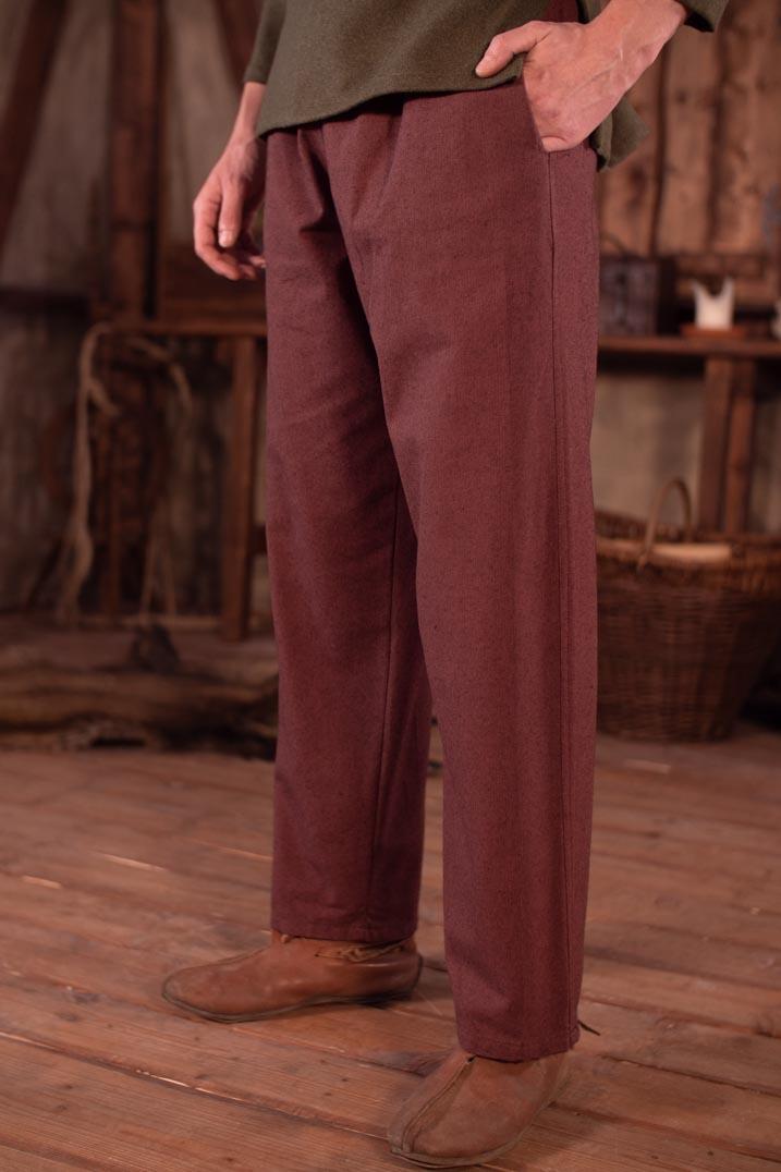 Men's Basic Trousers — Brown