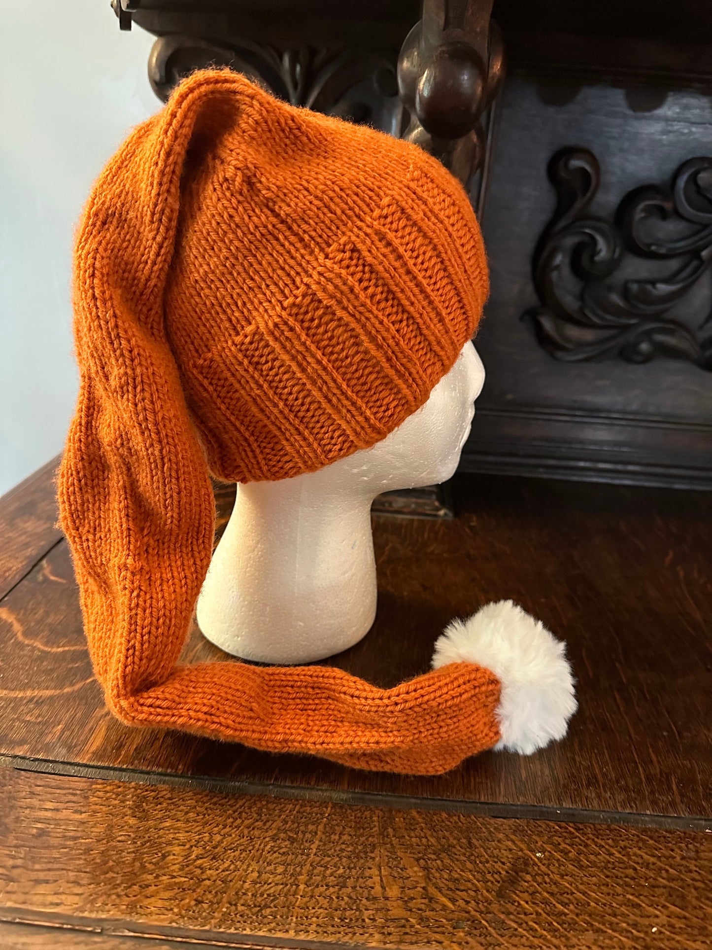 Cozy Pumpkin Stocking Cap