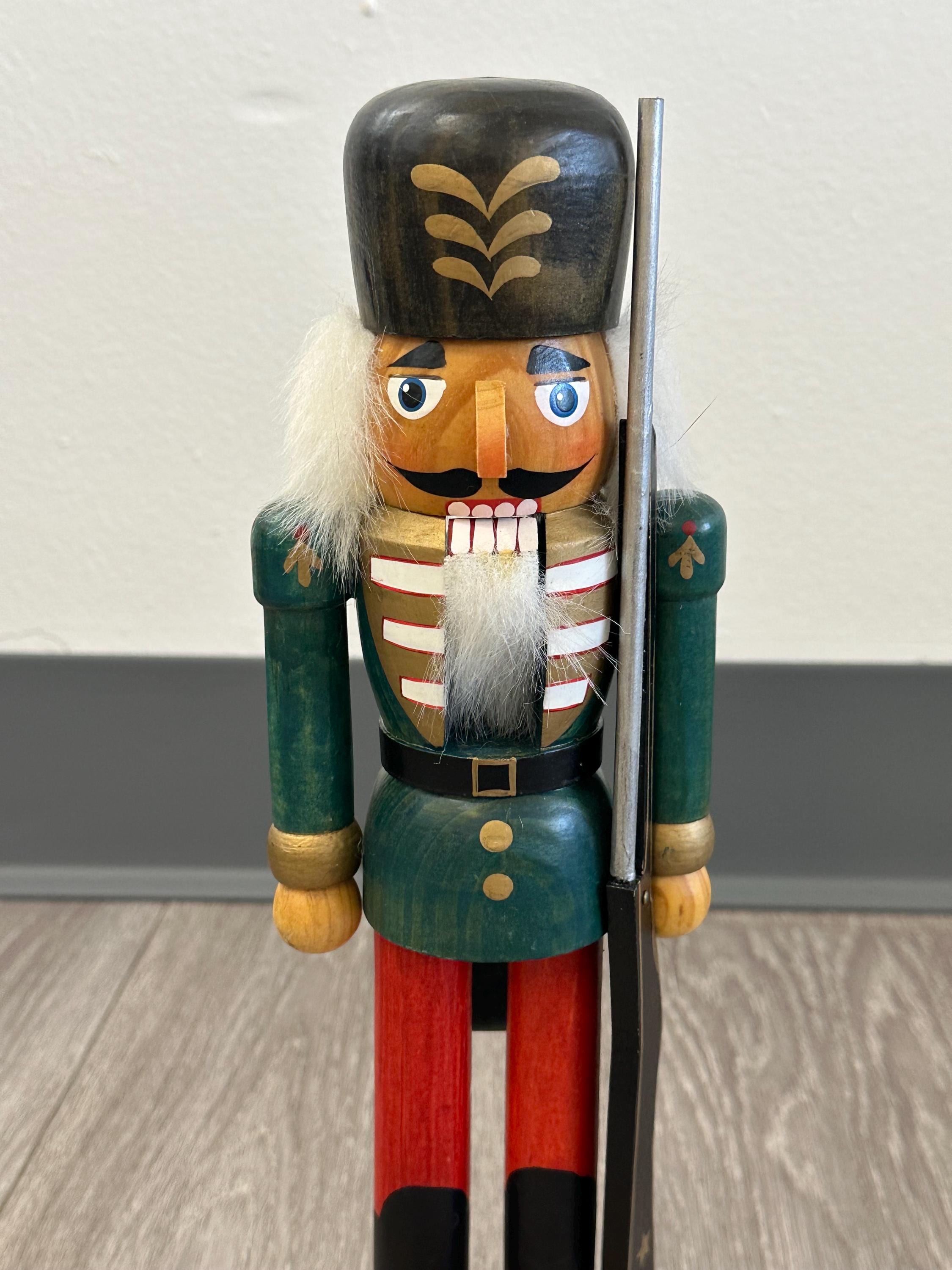 Vintage Wooden Nutcracker Soldier