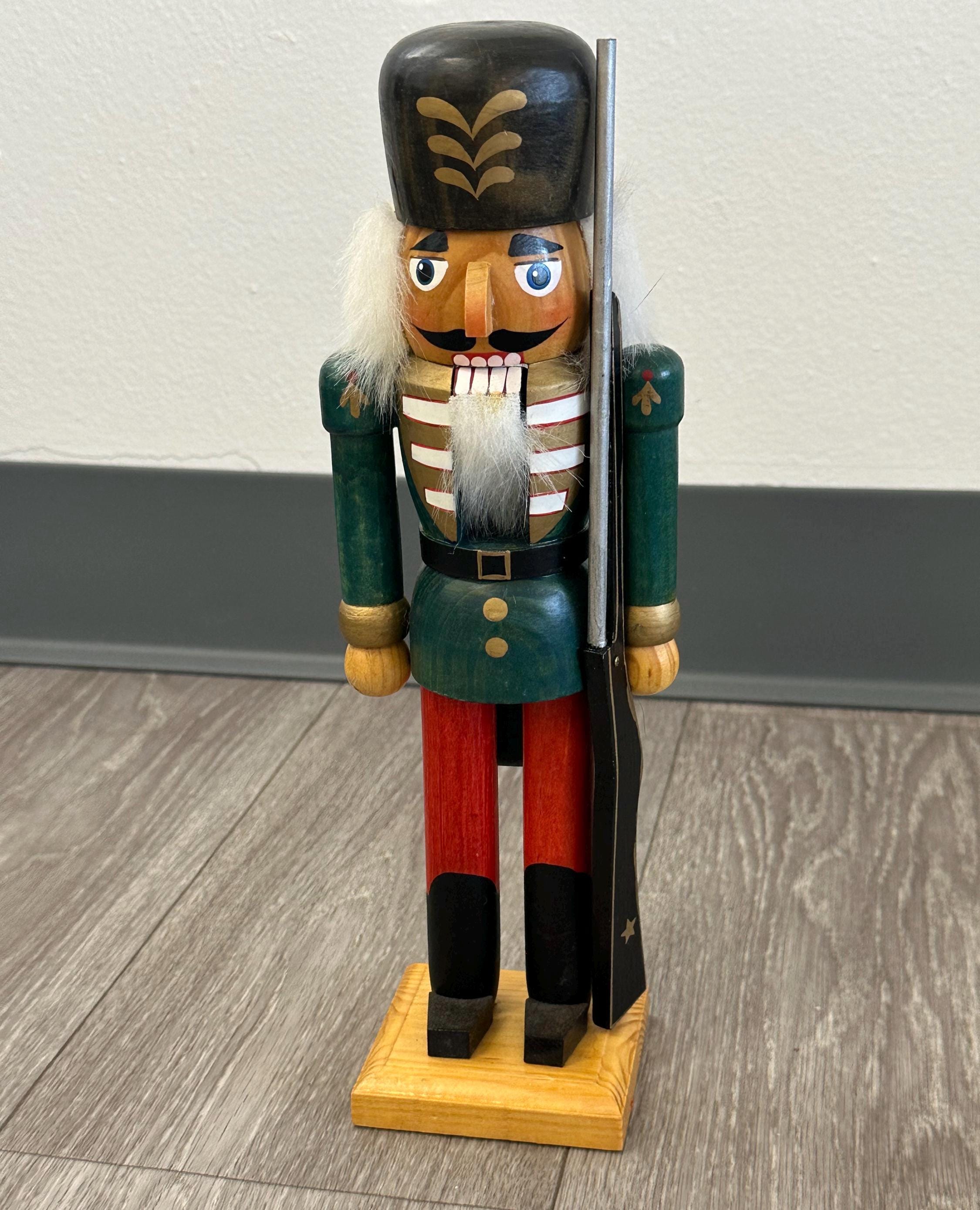 Vintage Wooden Nutcracker Soldier