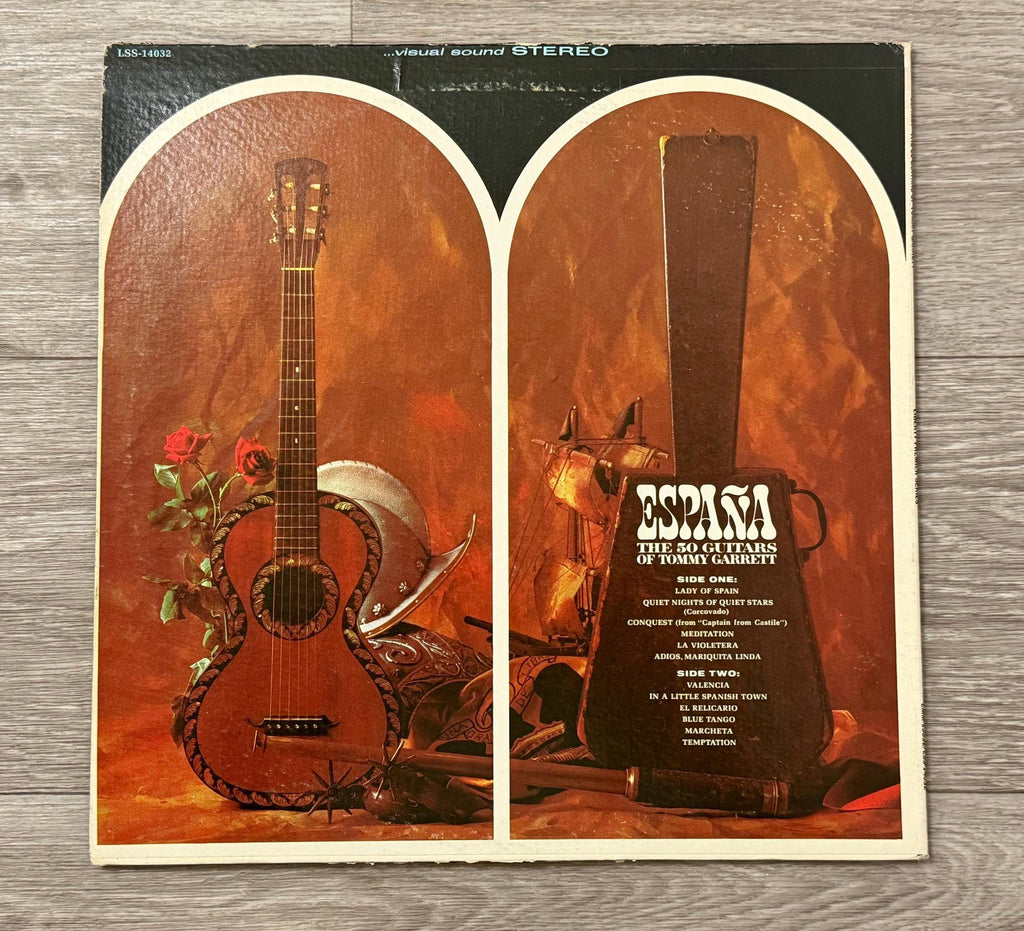 España in Stereo  The 50 Guitars of Tommy Garrett, Vintage Vinyl LP