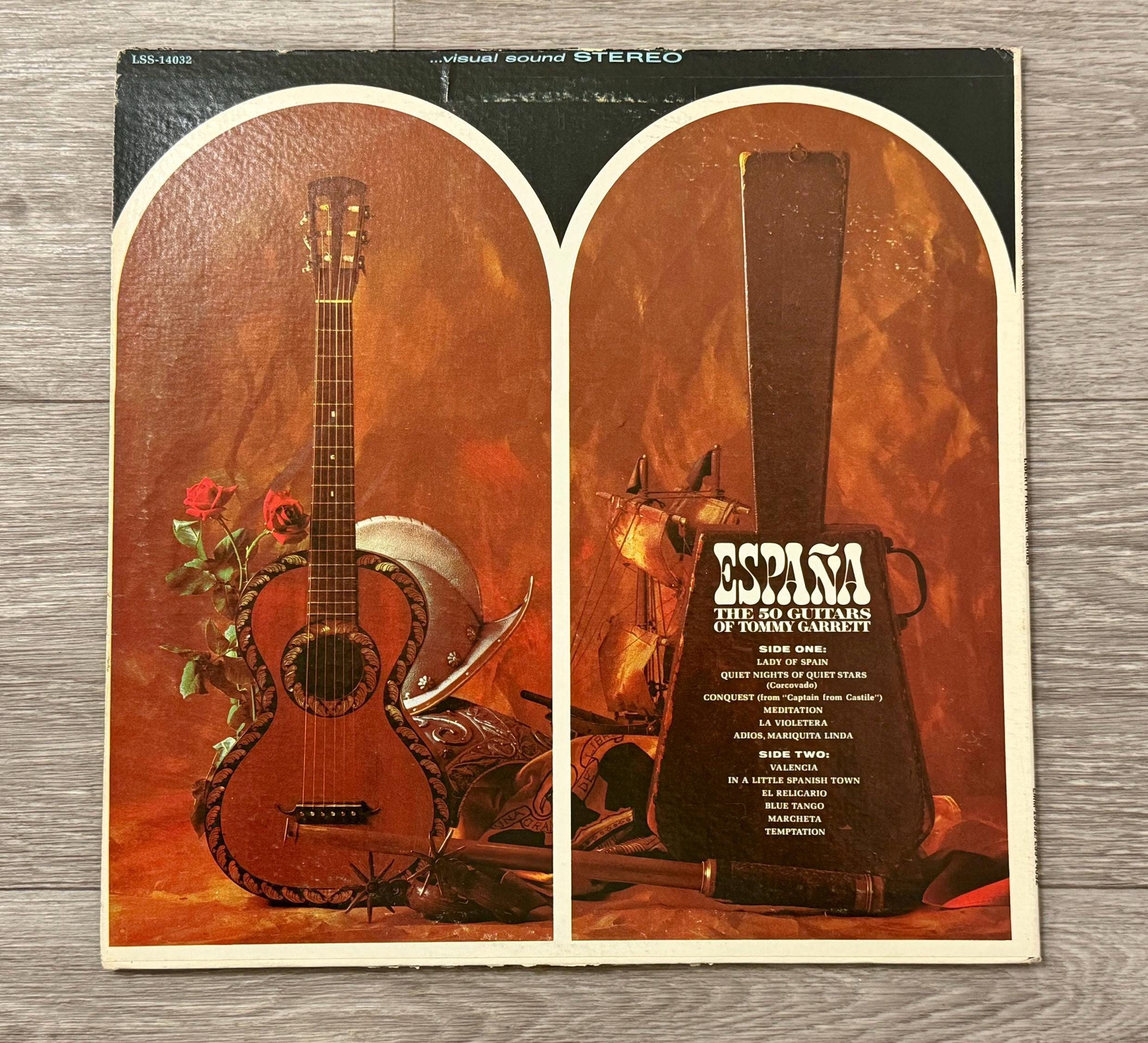 España in Stereo  The 50 Guitars of Tommy Garrett, Vintage Vinyl LP