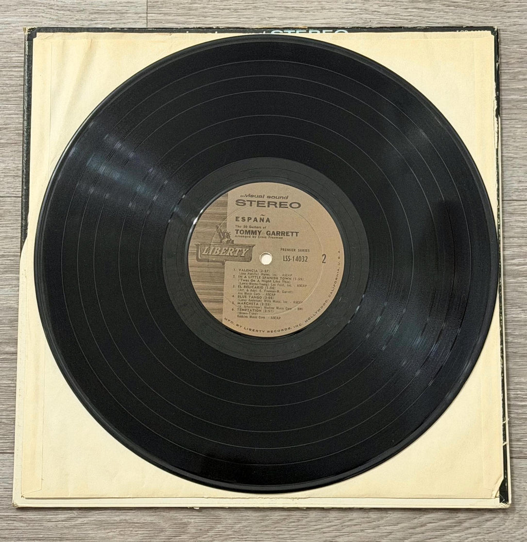 España in Stereo  The 50 Guitars of Tommy Garrett, Vintage Vinyl LP