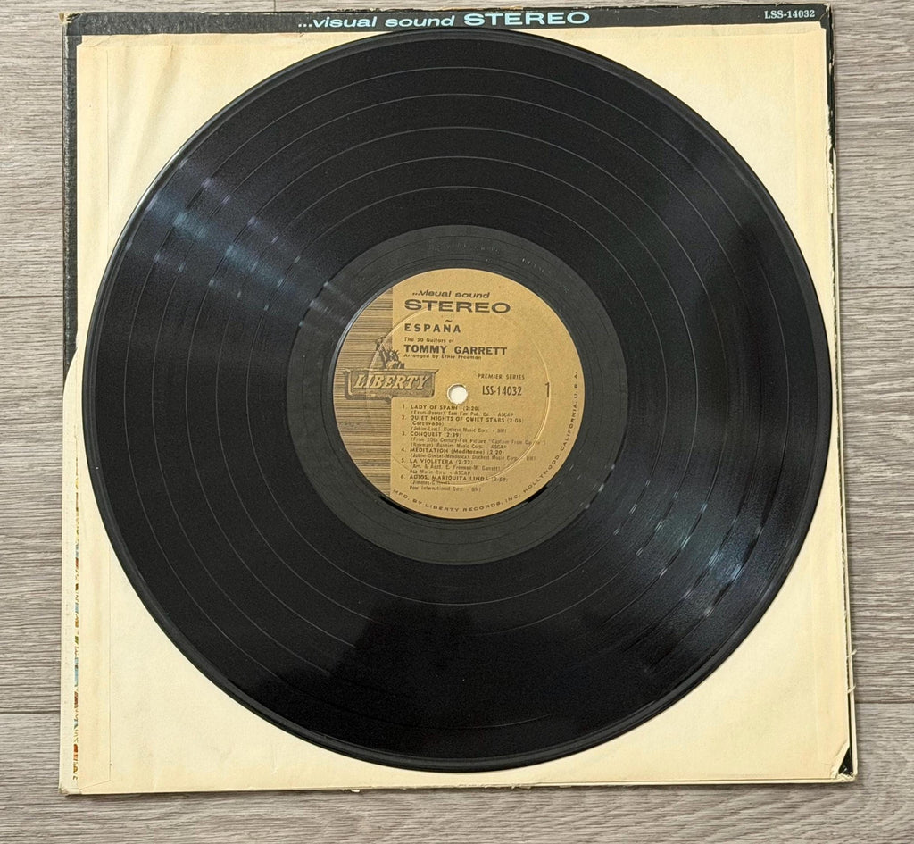 España in Stereo  The 50 Guitars of Tommy Garrett, Vintage Vinyl LP