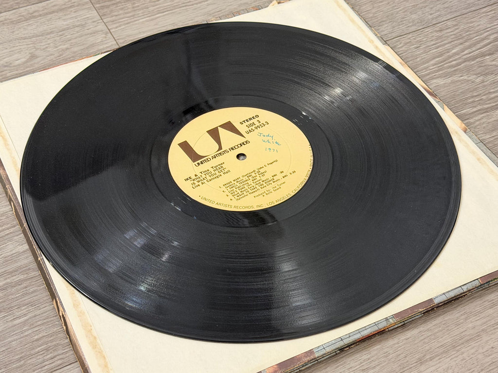 Ike & Tina Turner Live at Carnegie Hall 1971 Vinyl Record