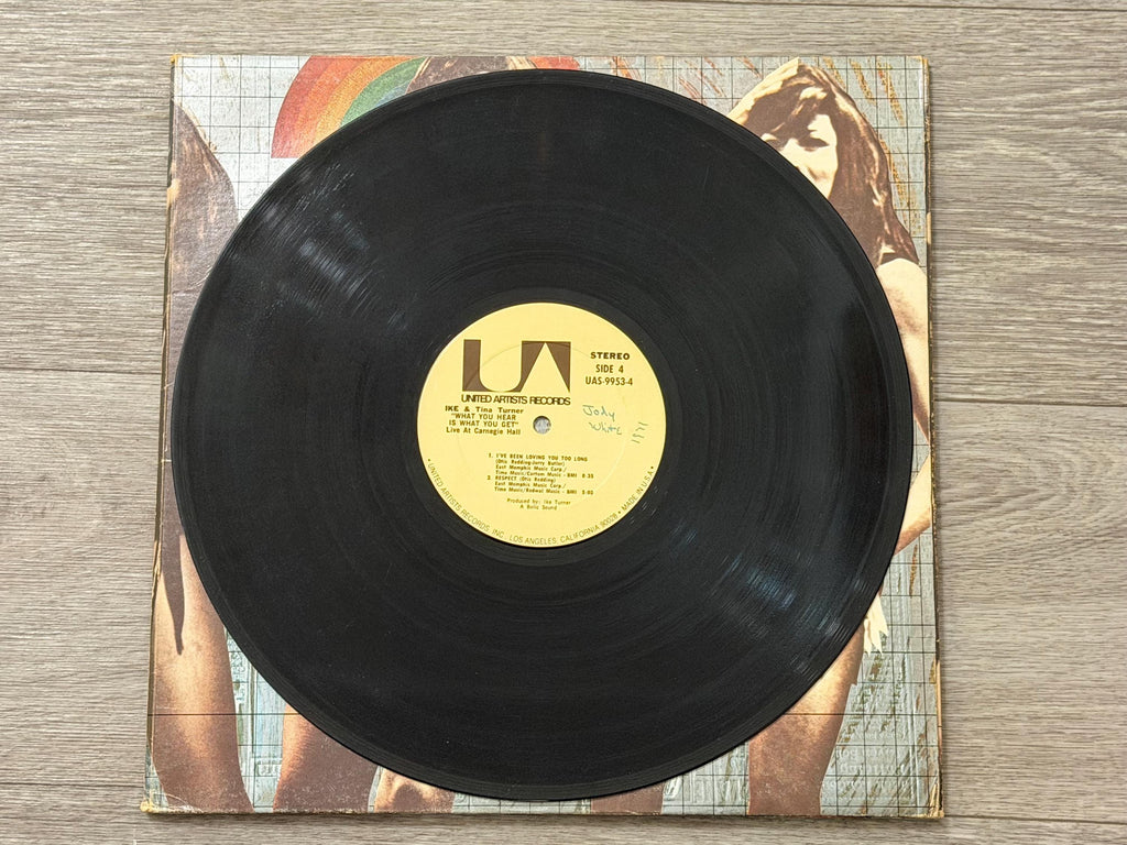 Ike & Tina Turner Live at Carnegie Hall 1971 Vinyl Record