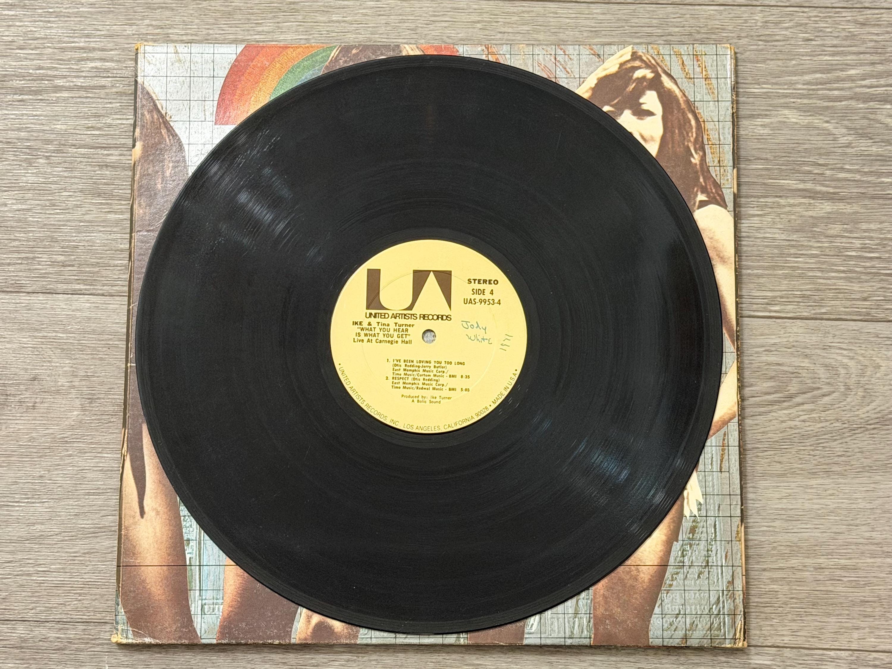 Ike & Tina Turner Live at Carnegie Hall 1971 Vinyl Record
