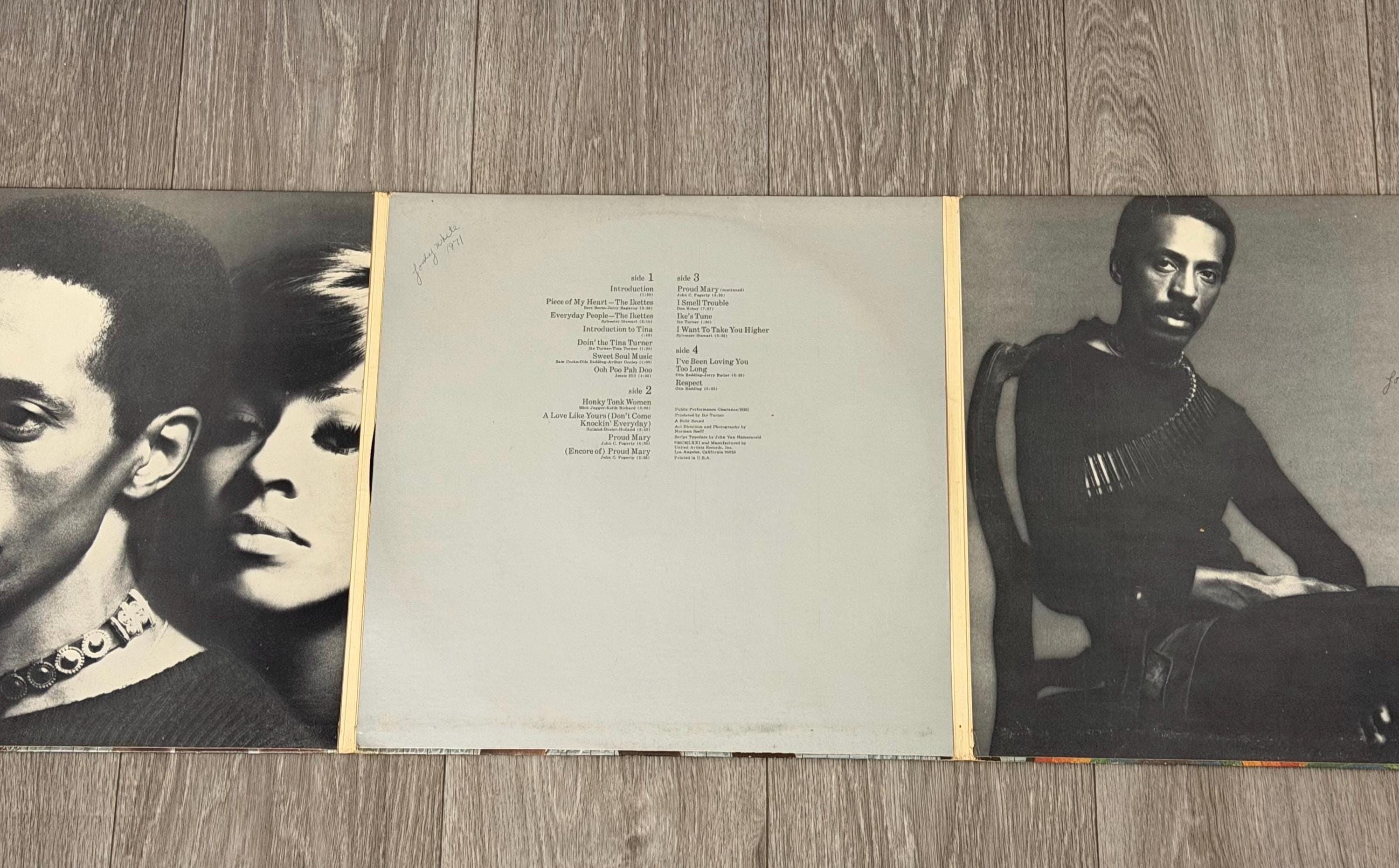 Ike & Tina Turner Live at Carnegie Hall 1971 Vinyl Record