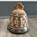 Vintage Handmade Mexican Pottery Bell with Missing Clapper Terracotta Ceramics