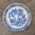 Vintage Blau China Germany Plate  Blue White Floral Porcelain Art
