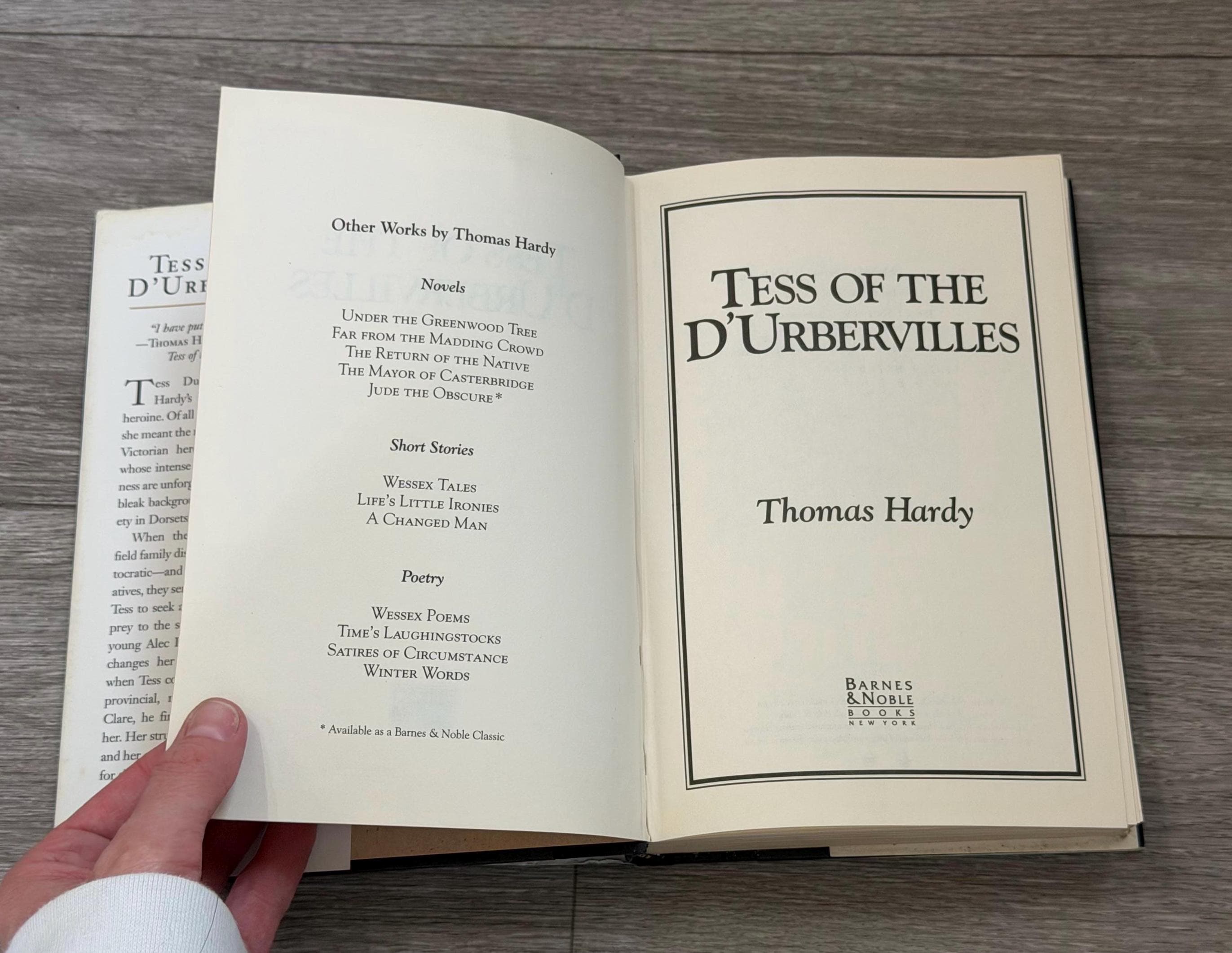 Vintage 1993 Tess Of The D'Urbervilles Thomas Hardy Book