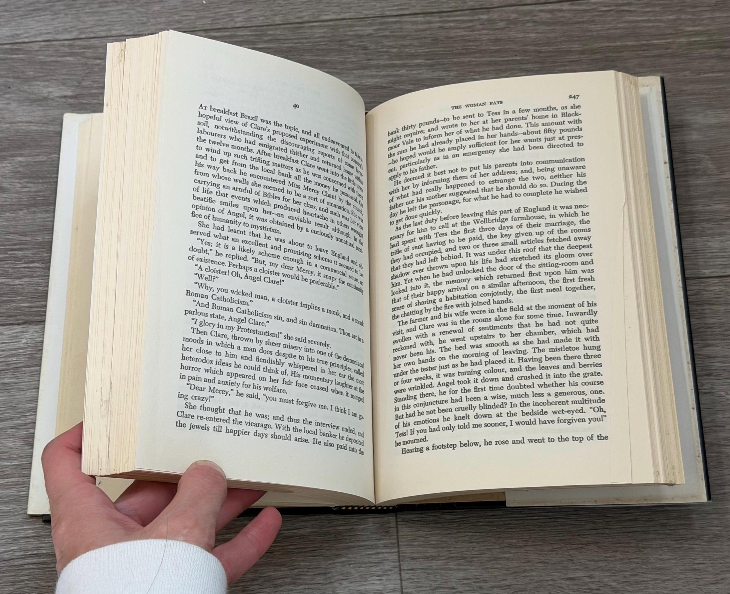 Vintage 1993 Tess Of The D'Urbervilles Thomas Hardy Book