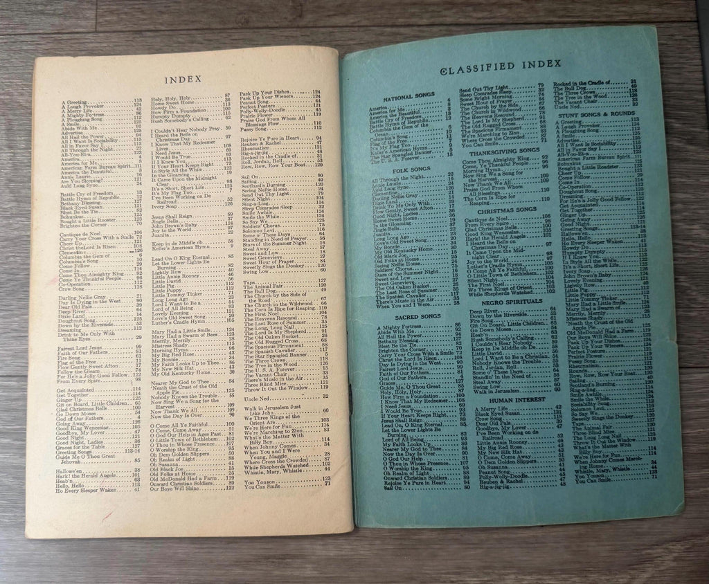 1948 Sociability Songs Songbook  Community Singing Music Ephemera